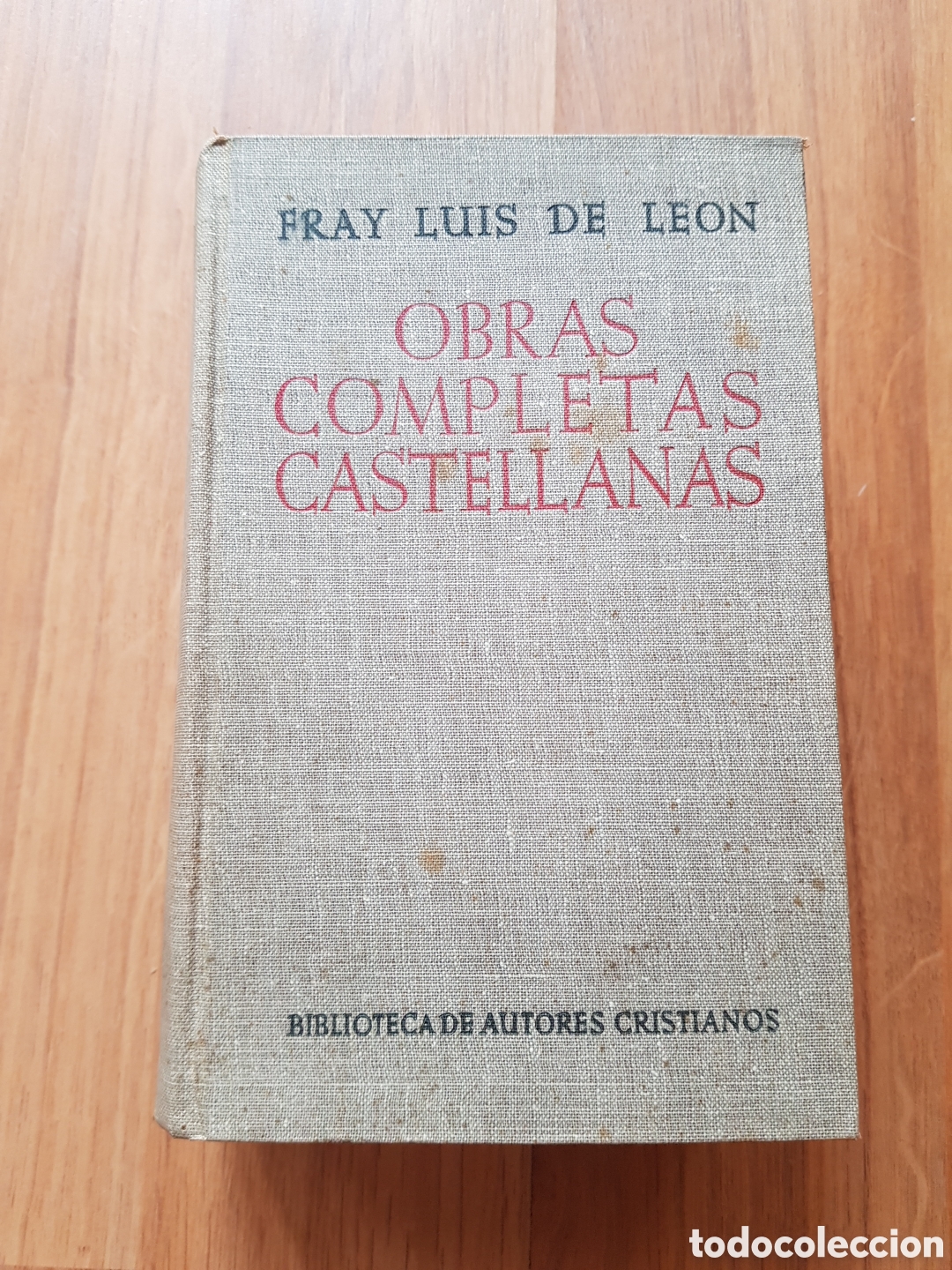 Libros de segunda mano: Obras Completas Castellanas, Fray Luis de Le&oacute;n. Bac
