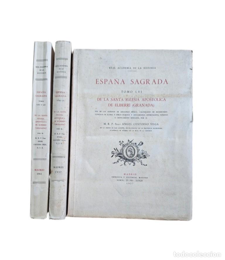 Gebrauchte B&uuml;cher: Custodio Vega.- ESPA&Ntilde;A SAGRADA. DE LA SANTA IGLESIA APOST&Oacute;LICA DE ILIBERRI (1961)