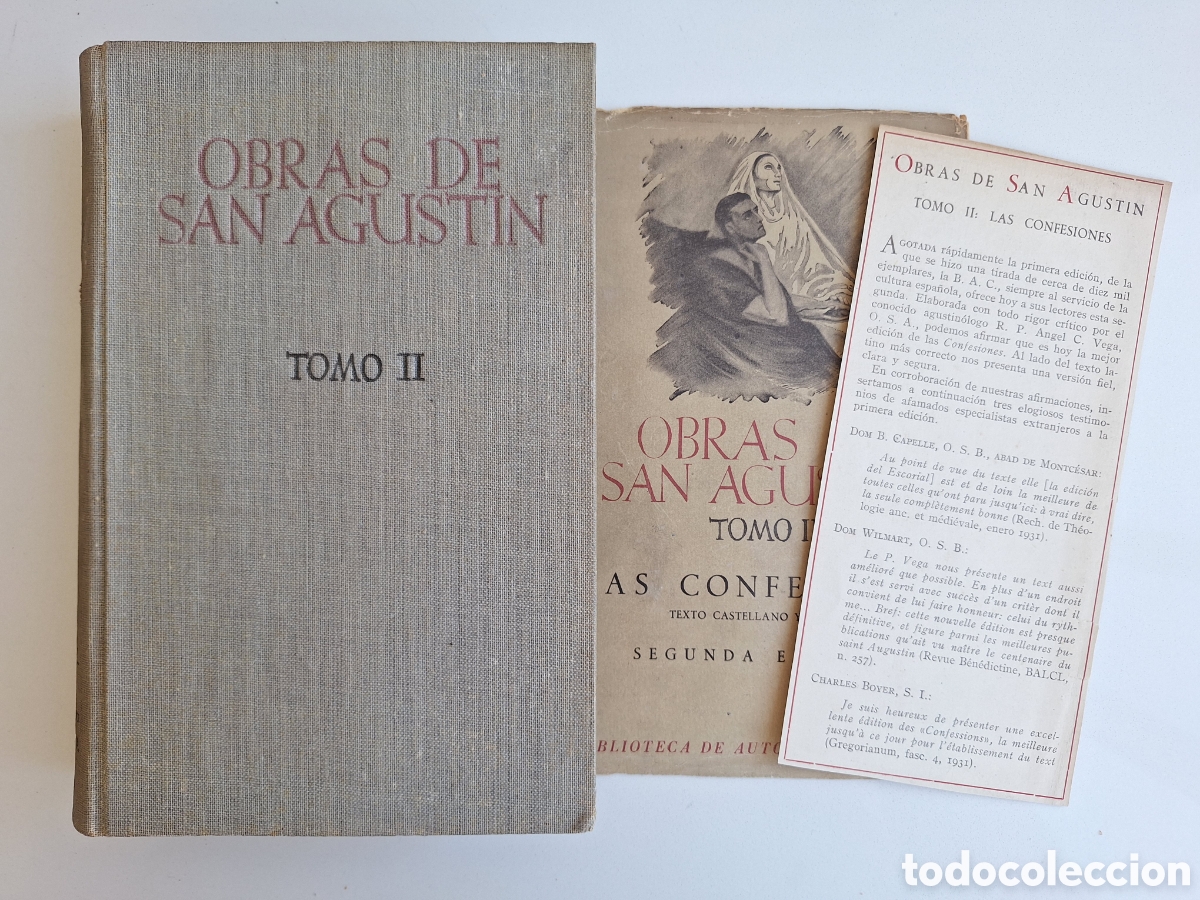 Libros de segunda mano: Obras de San Agustin - Tomo II