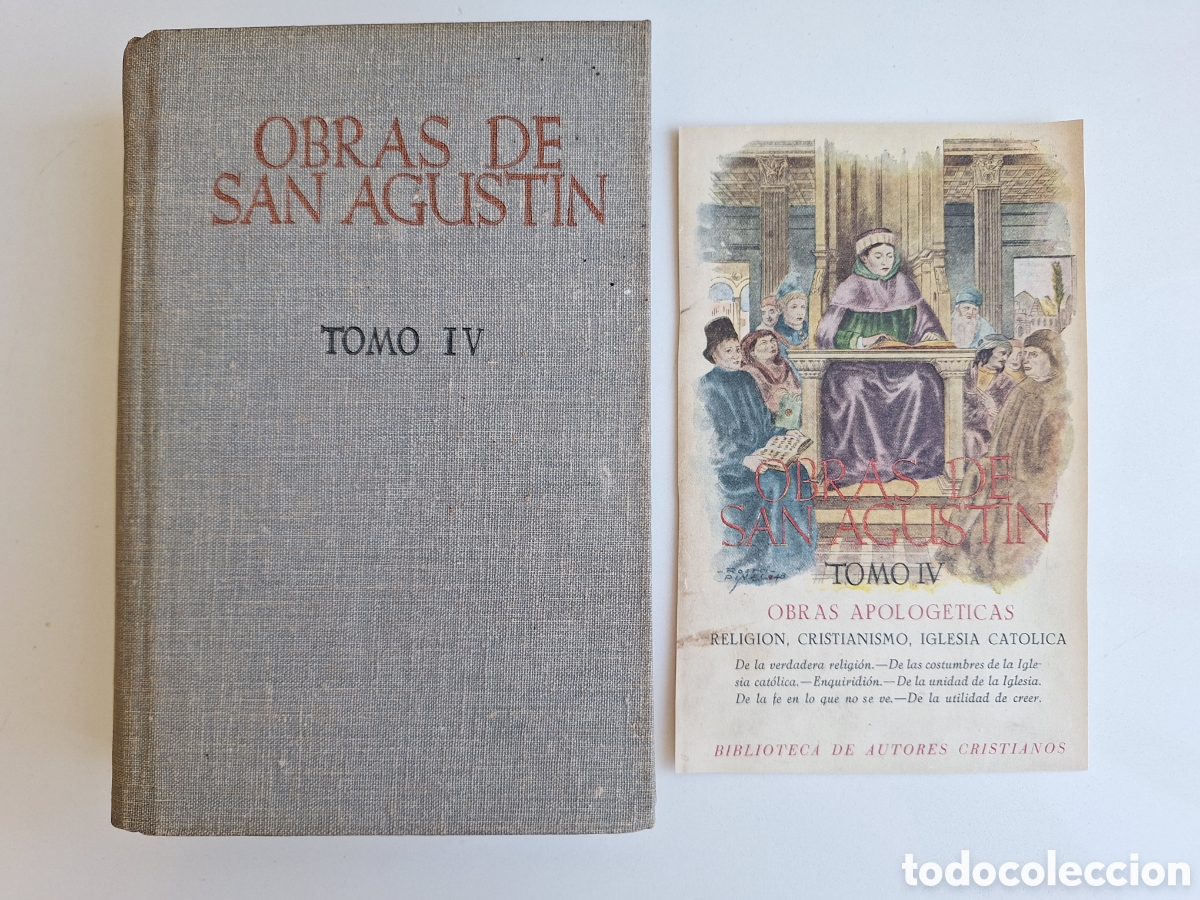 Libros de segunda mano: Obras de San Agustin - Tomo IV (1a edicion)
