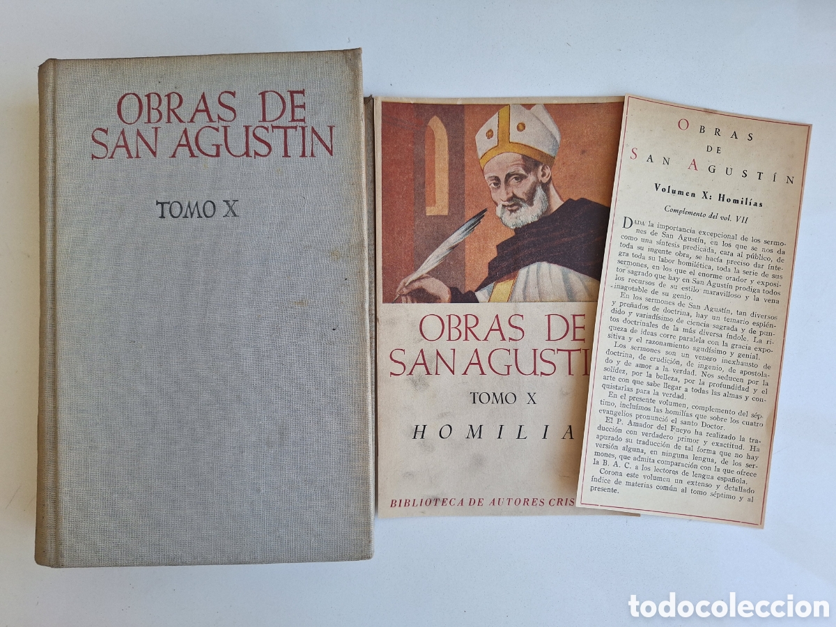 Libros de segunda mano: Obras de San Agustin - Tomo X (1a edicion)