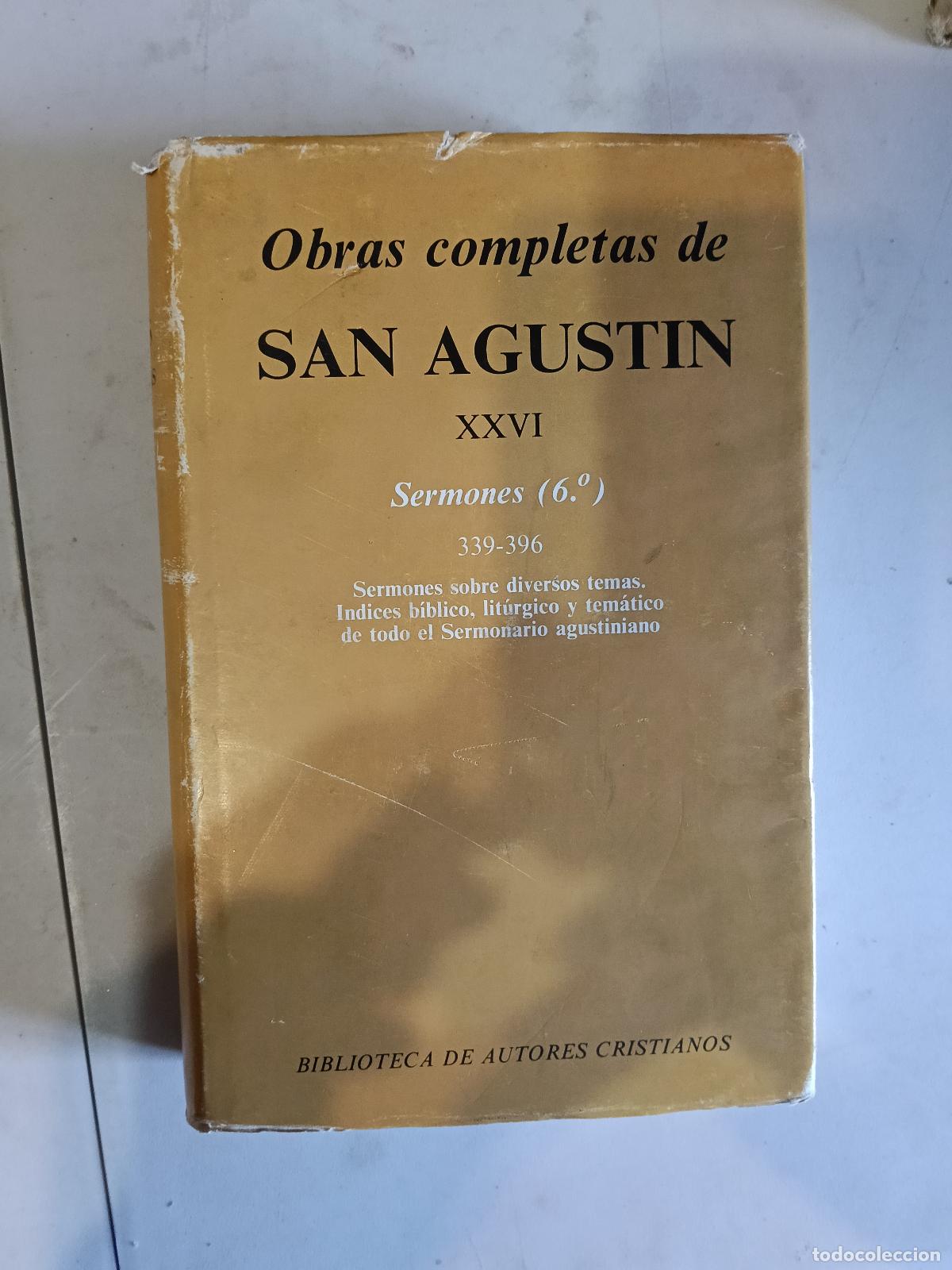 Libros de segunda mano: OBRAS COMPLETAS DE SAN AGUST&Iacute;N XXVI. SERMONES (6&ordm;) 339-396) SERMONES SOBRE DIVERSOS TEMAS. &Iacute;NDICES B