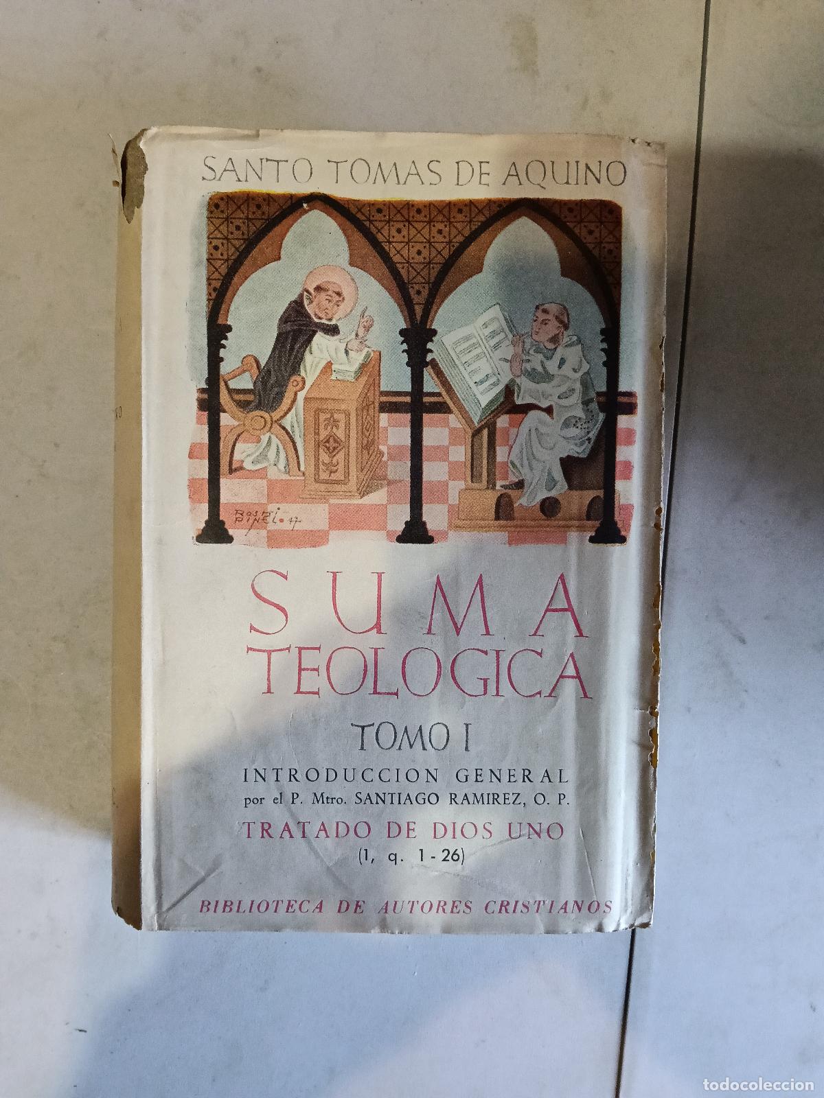 Libros de segunda mano: TOMAS DE AQUINO. SUMA TEOLOGICA I. TRATADO DE DIOS UNO. BAC