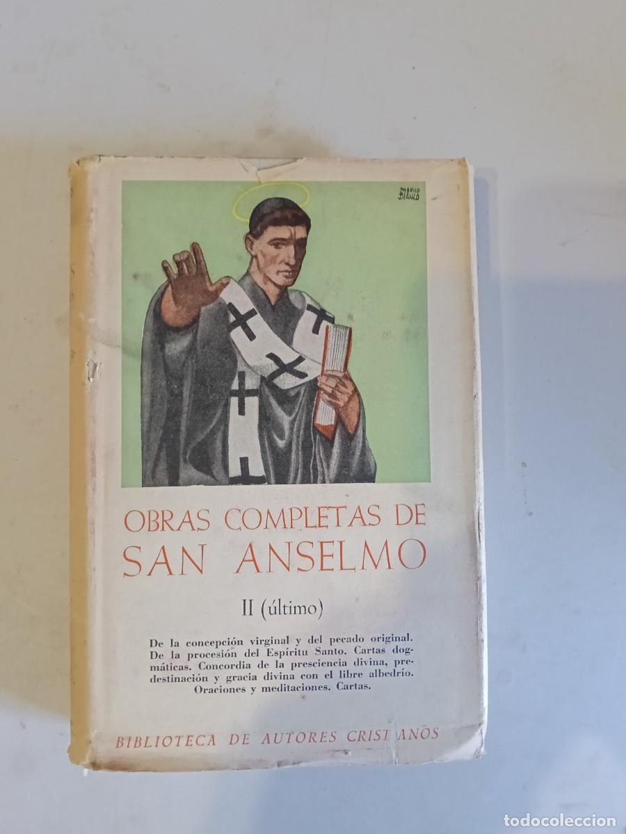 Libros de segunda mano: Obras completas de San Anselmo II