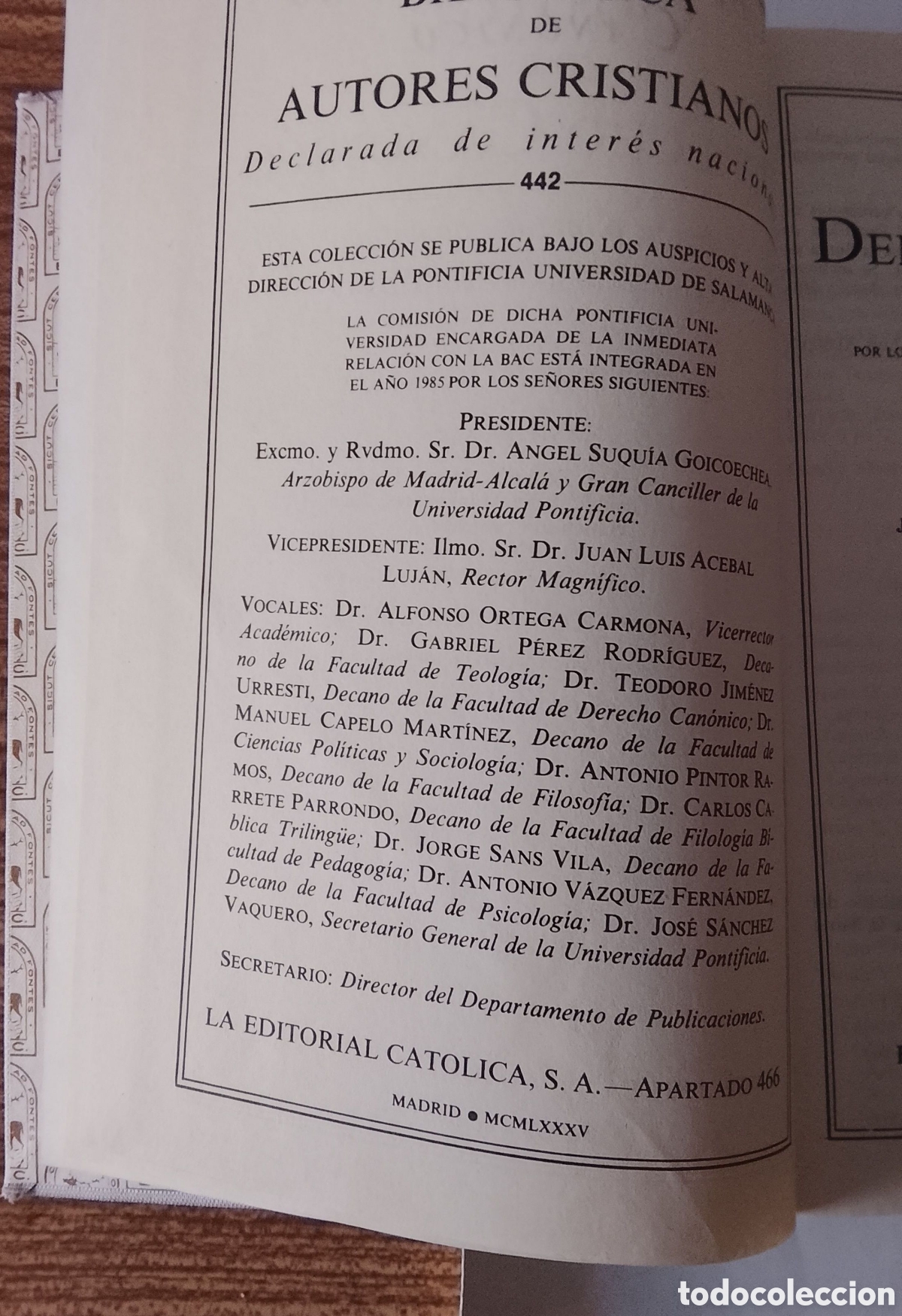Libros de segunda mano: 1985.Codigo de derecho can&oacute;nico. 5&deg; edicion - Foto 4