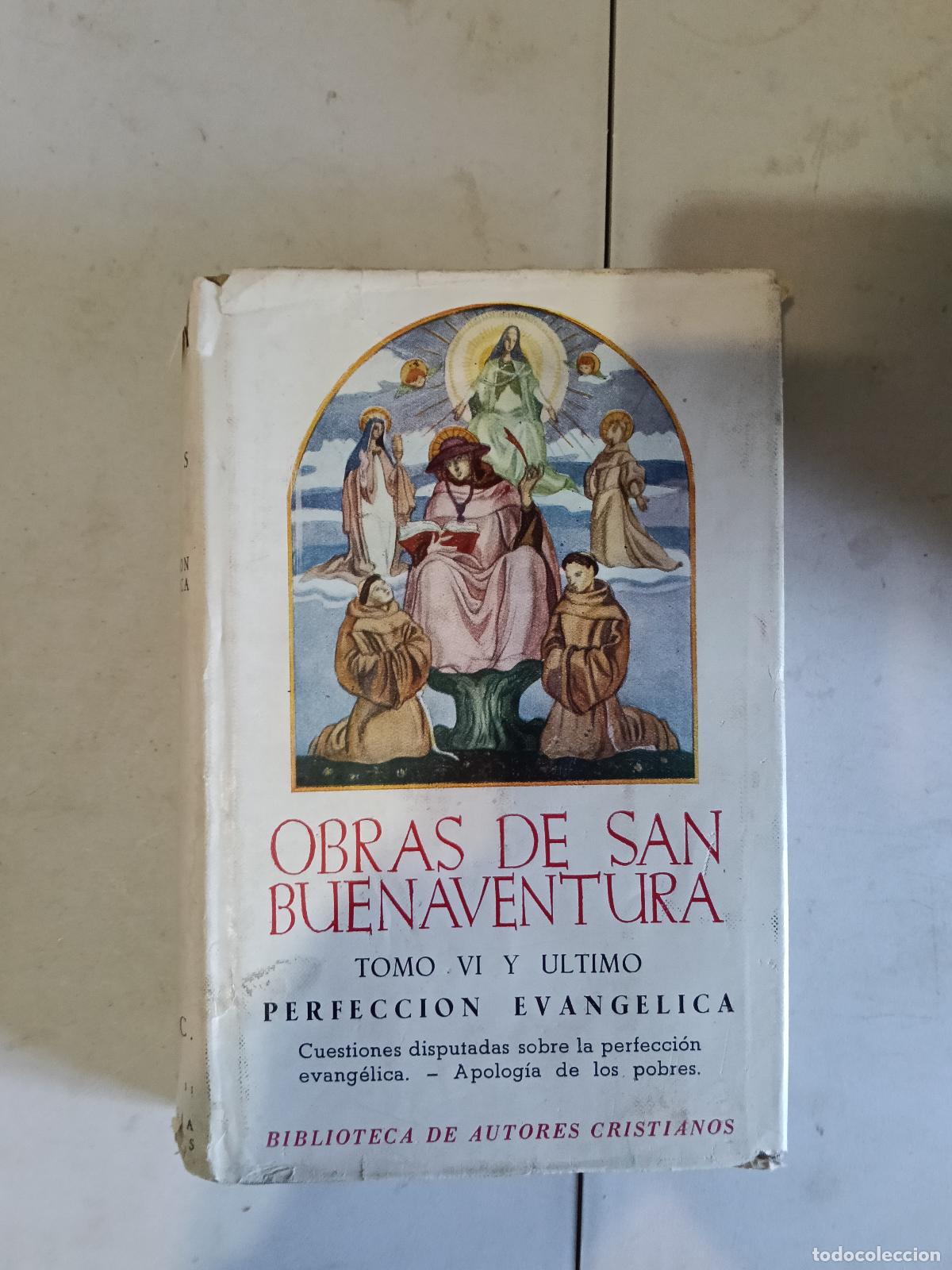 Libros de segunda mano: Obras de San Buenaventura, tom&oacute; VI y &uacute;ltimo, BAC