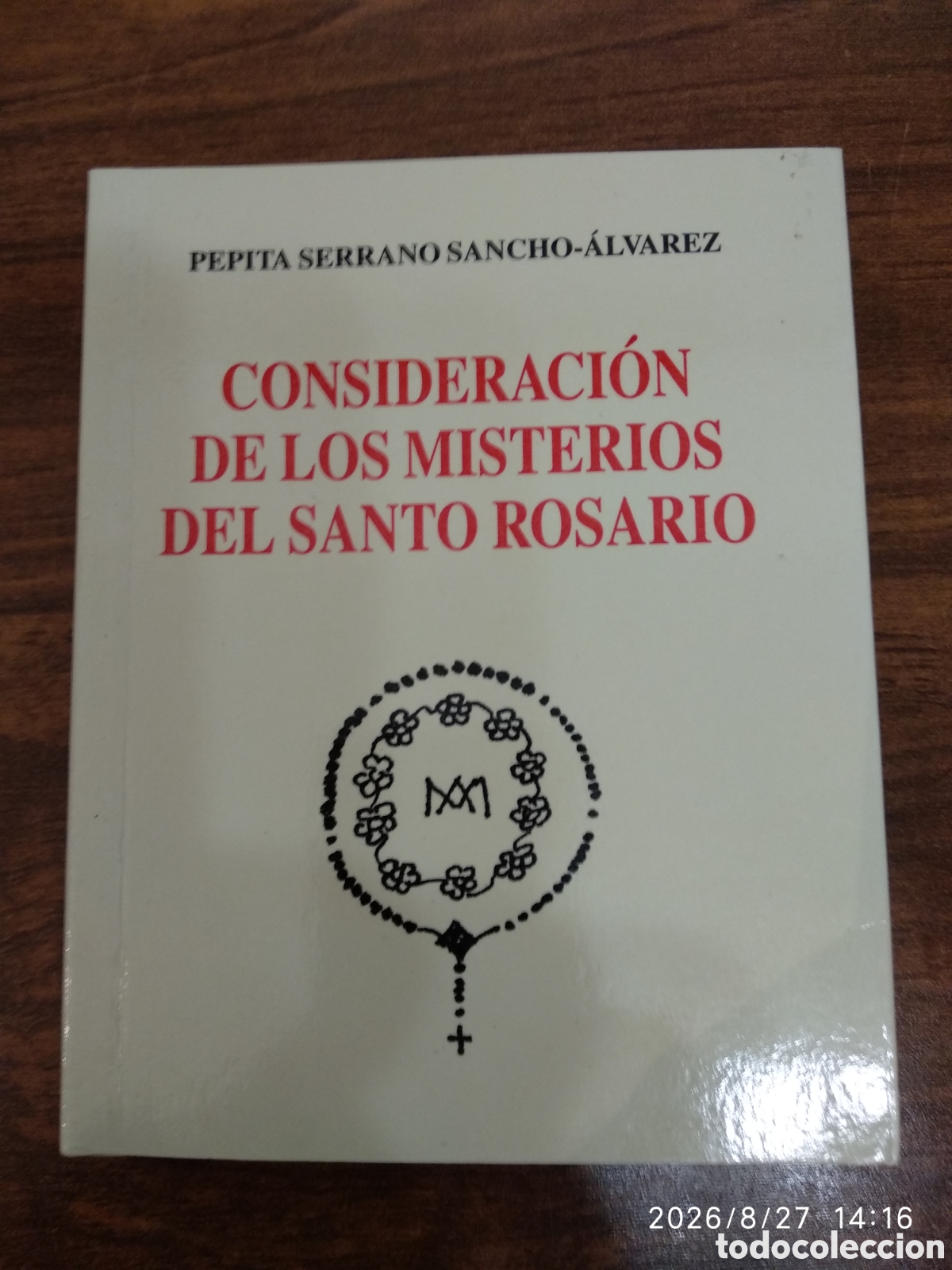 Libros de segunda mano: Consideracion de los misterios del santo rosario