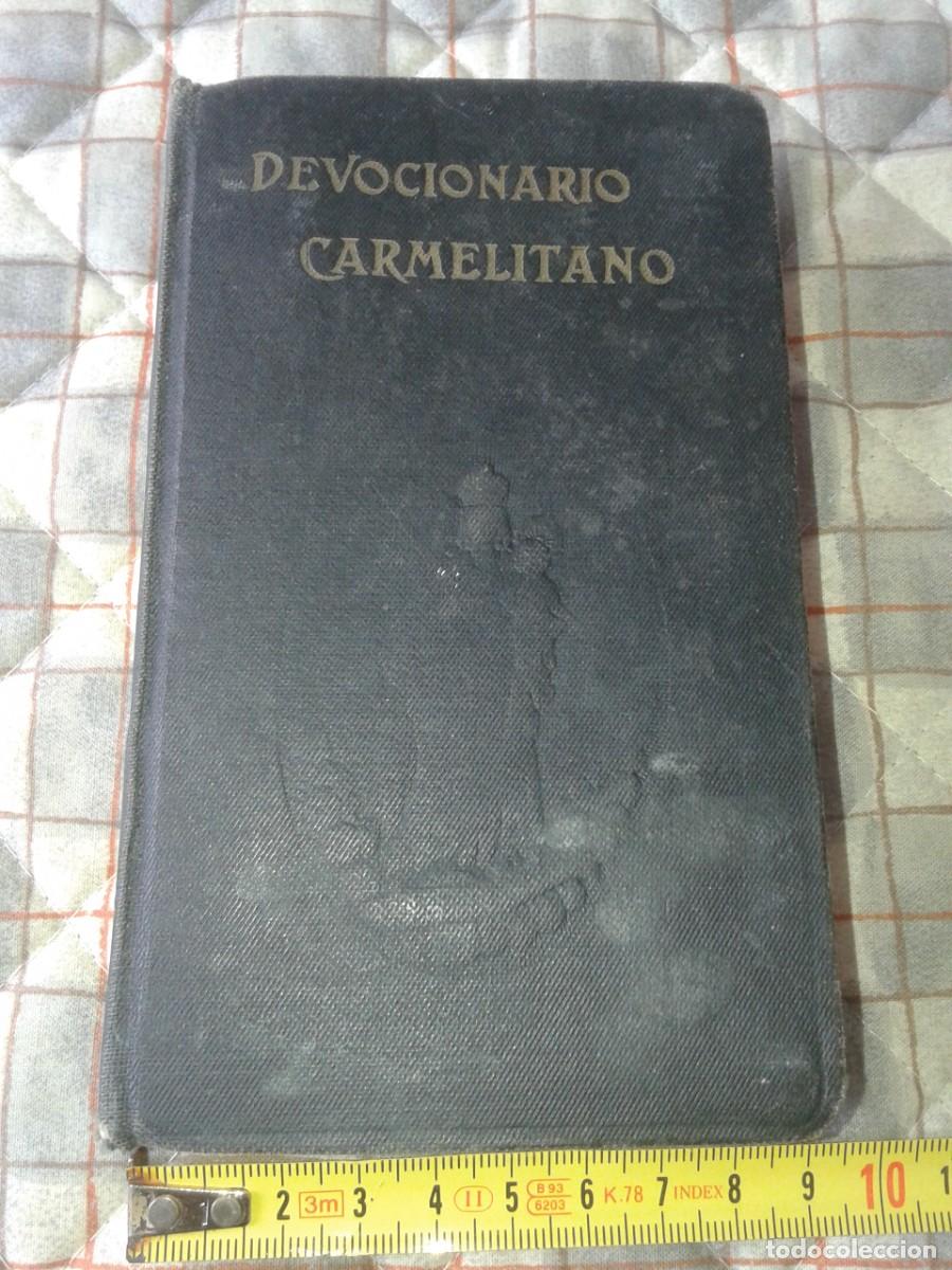 Libros de segunda mano: Devocionario Carmelitano / Padres Carmelitas descalzos de la Comunidad de Burgos,1963, LR