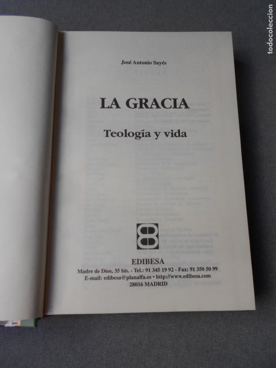 Libros de segunda mano: LA GRACIA. TEOLOGIA Y VIDA - Foto 2