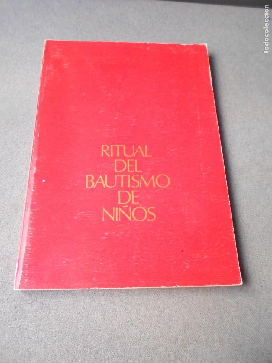 Libros de segunda mano: RITUAL DEL BAUTISMO DE NI&Ntilde;OS - Foto 1