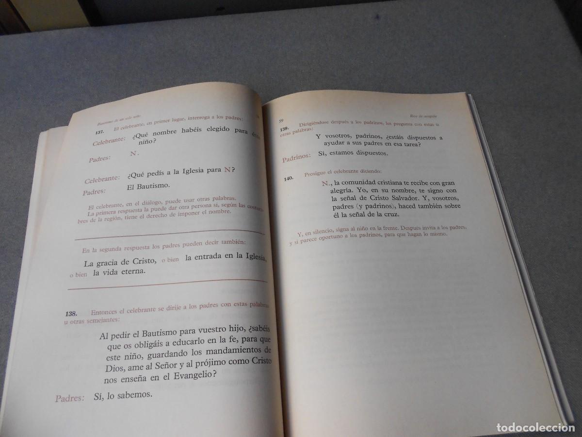 Libros de segunda mano: RITUAL DEL BAUTISMO DE NI&Ntilde;OS - Foto 5