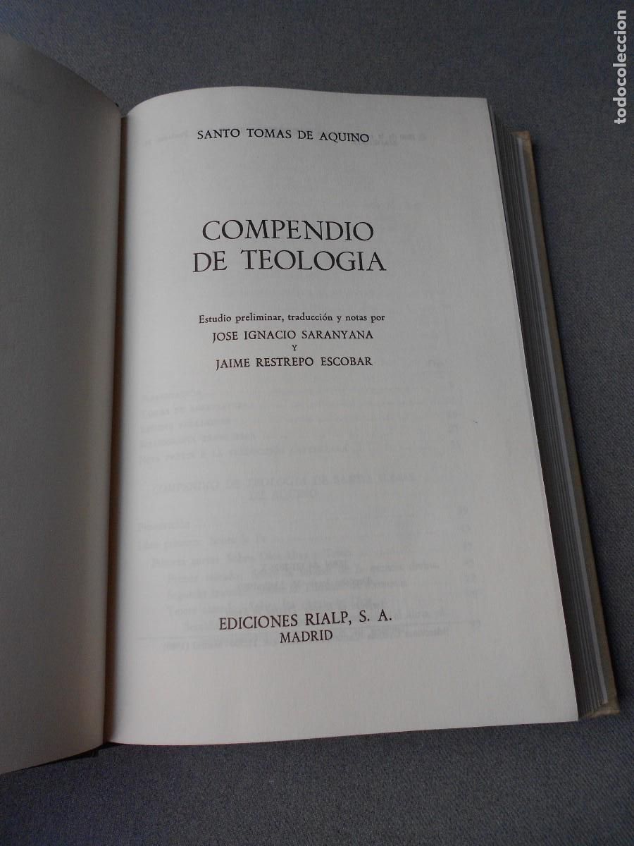 Libros de segunda mano: COMPENDIO DE TEOLOGIA - Foto 2