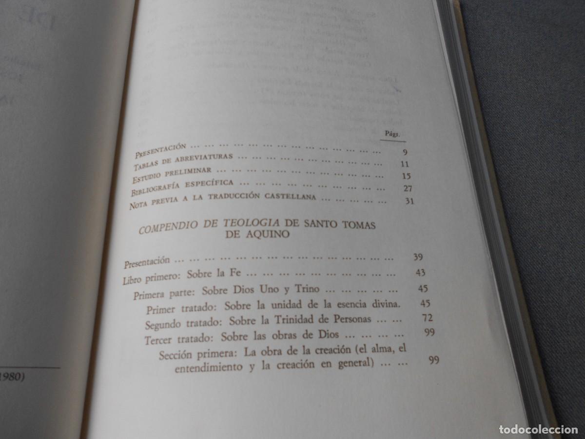 Libros de segunda mano: COMPENDIO DE TEOLOGIA - Foto 3