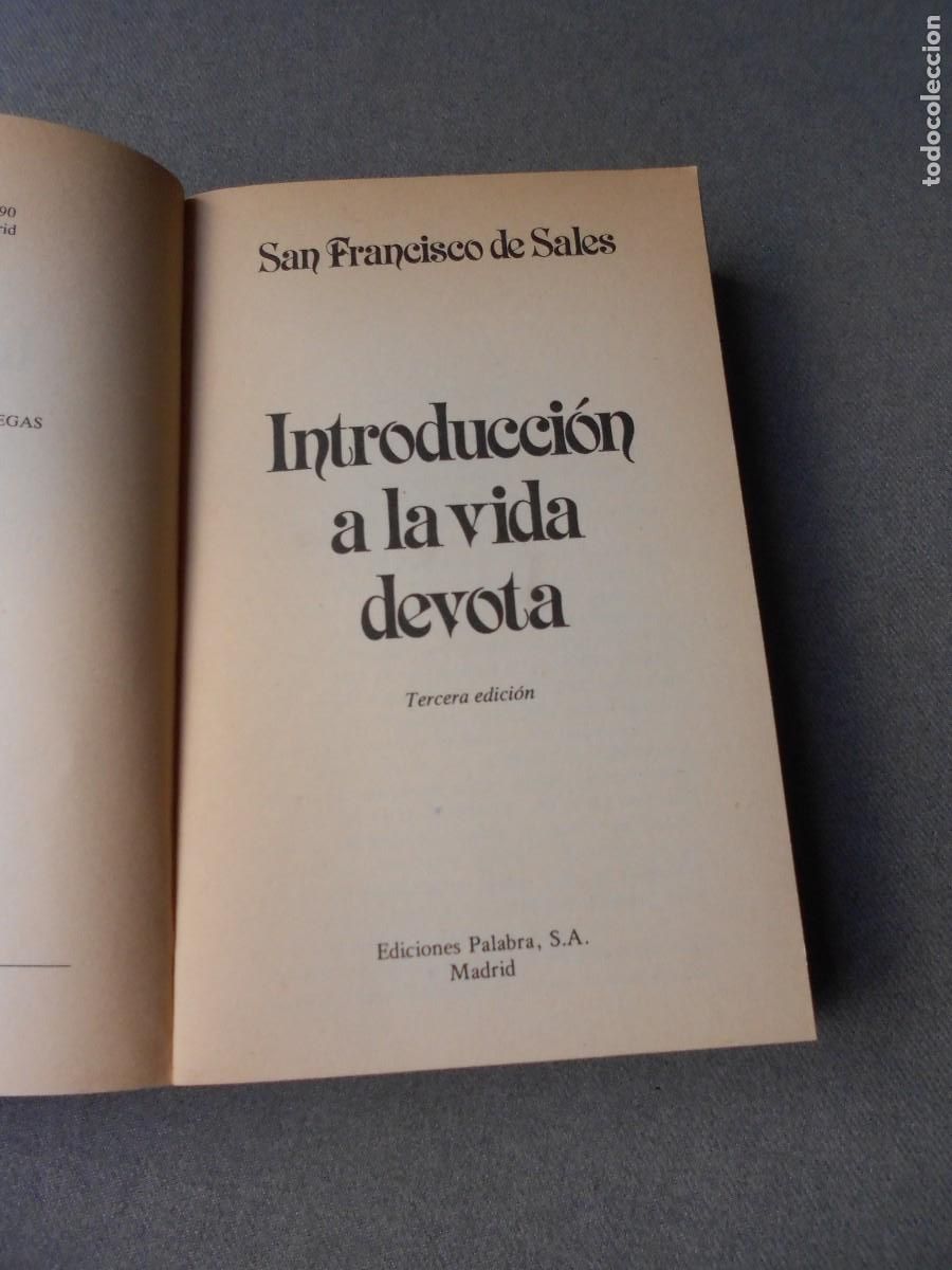 Libros de segunda mano: INTRODUCCION A LA VIDA DEVOTA - Foto 2