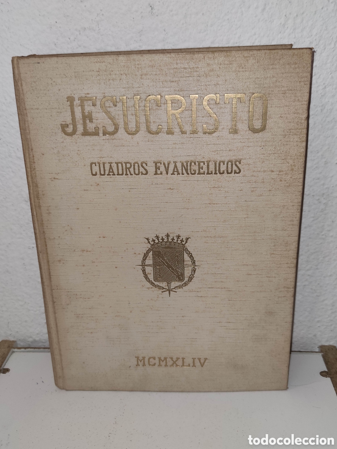 Libros de segunda mano: Libro - Jesucristo - Cuadros evangelicos - 1944 - MCMXLIV - patrocinada por el Caudillo de Espa&ntilde;a
