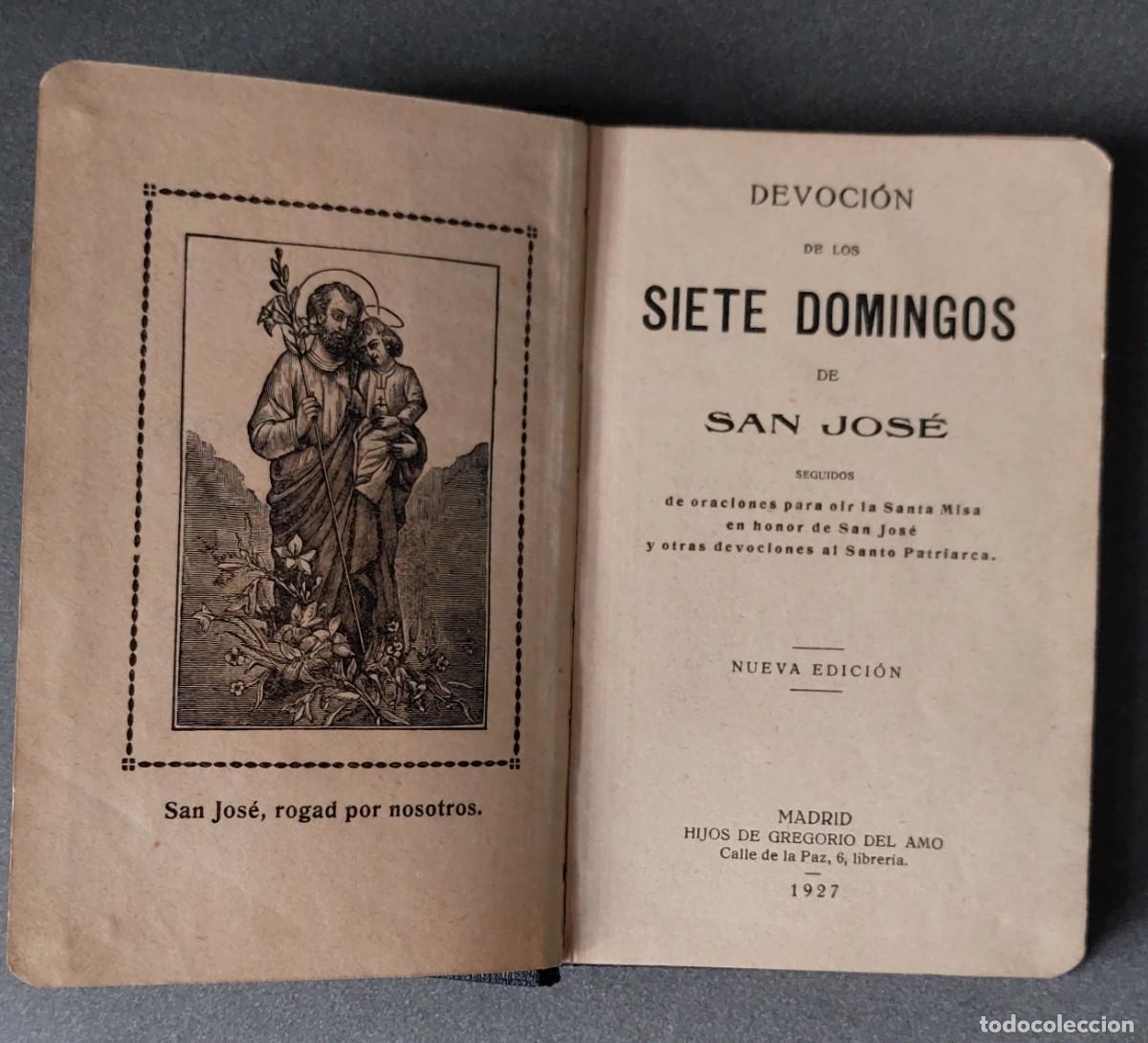 Libros de segunda mano: Devoci&oacute;n de los Siete Domingos de San Jos&eacute; - Foto 2