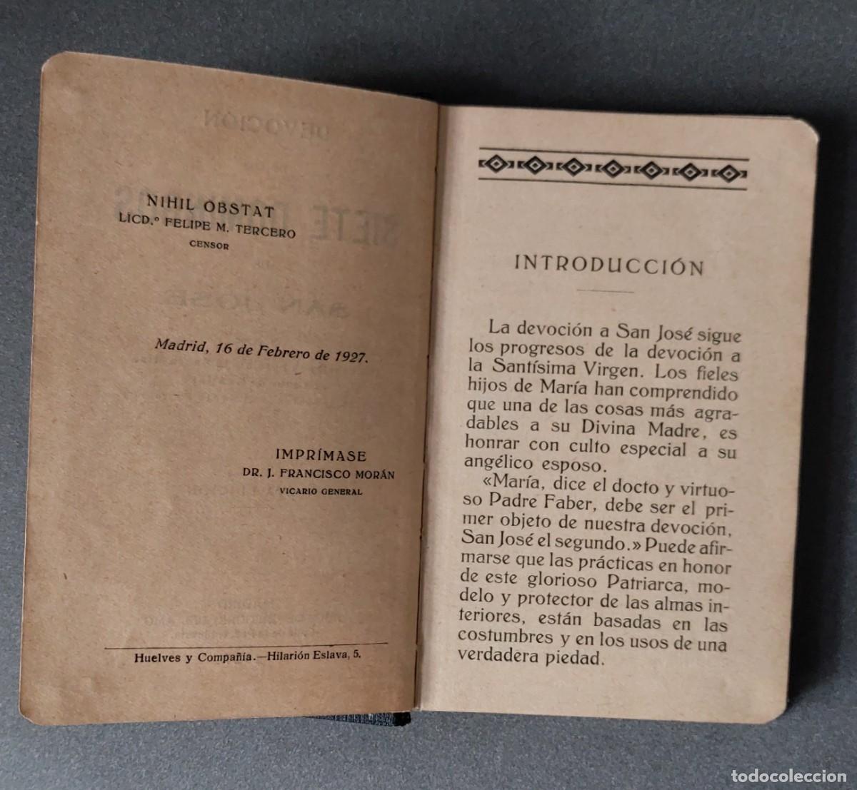 Libros de segunda mano: Devoci&oacute;n de los Siete Domingos de San Jos&eacute; - Foto 3