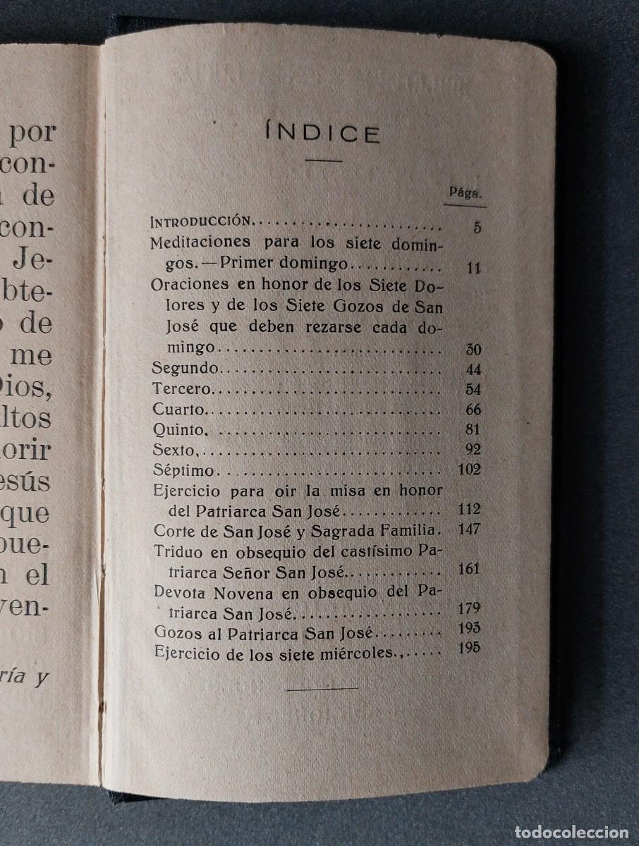 Libros de segunda mano: Devoci&oacute;n de los Siete Domingos de San Jos&eacute; - Foto 4