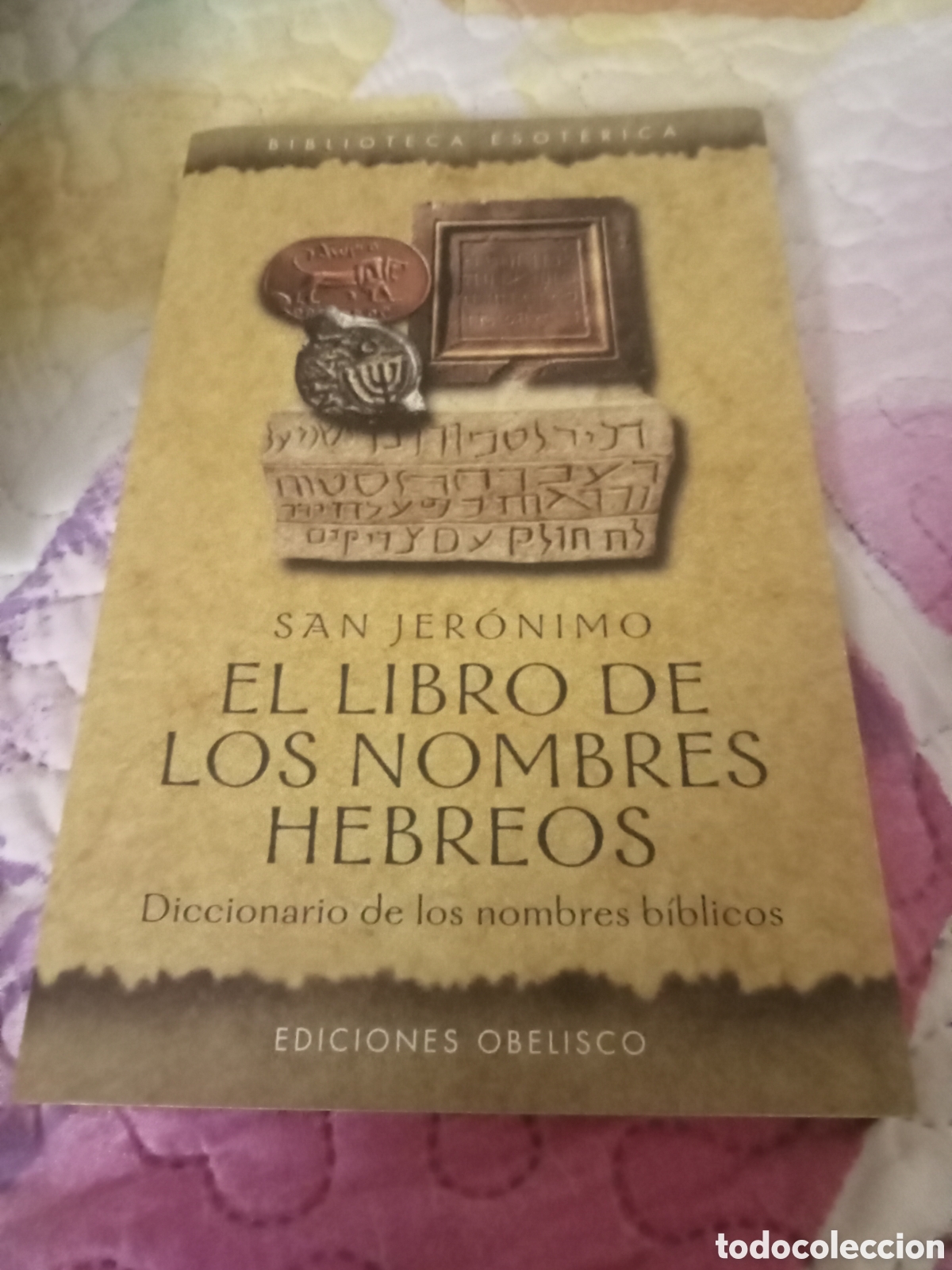 Libros de segunda mano: San Jer&oacute;nimo el libro de los nombres hebreos. Obelisco 2002