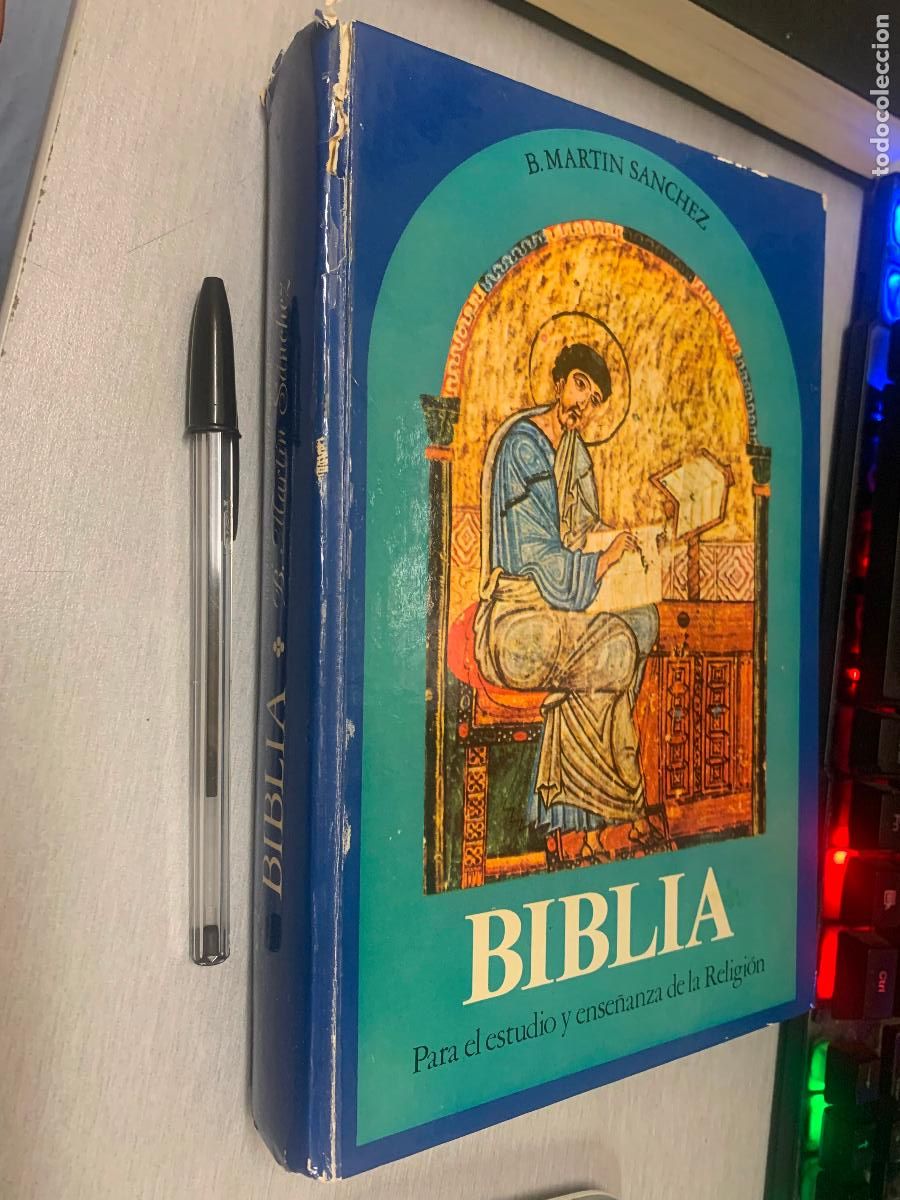 Libros de segunda mano: BIBLIA PARA EL ESTUDIO Y ENSE&Ntilde;ANZA DE LA RELIGI&Oacute;N / B. MART&Iacute;N S&Aacute;NCHEZ / ED. MAGISTERIO ESPA&Ntilde;OL 1975