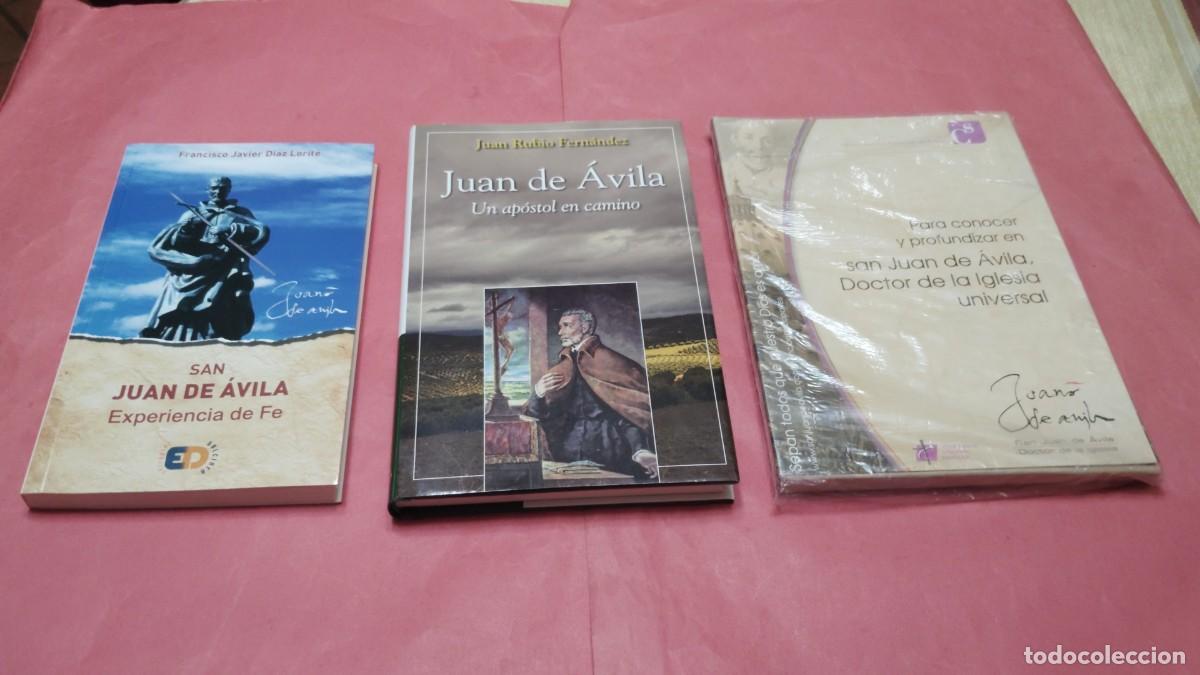 Libros de segunda mano: SAN JUAN DE AVILA.-FRANCISCO JAVIER DIAZ LORITE.-JUAN RUBIO FERNANDEZ.-LOTE DE 3 LIBROS RELIGIOSOS.