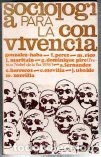 Libros de segunda mano: Sociolog&iacute;a para la convivencia, VVAA