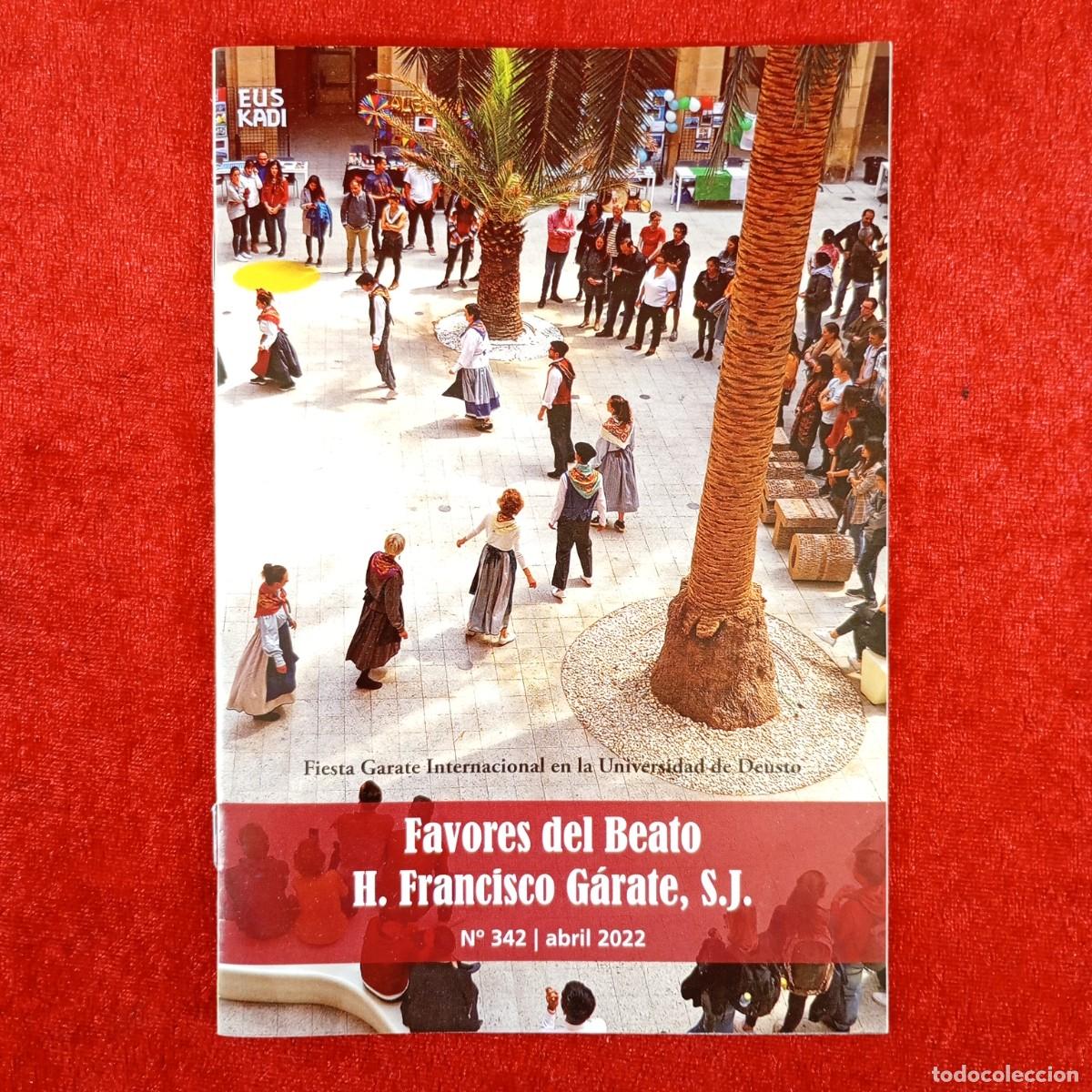Libros de segunda mano: FAVORES DEL BEATO H. FRANCISCO G&Aacute;RATE - N&ordm; 342 - ABRIL 2002 - UNIVERSIDAD DE DEUSTO / 277