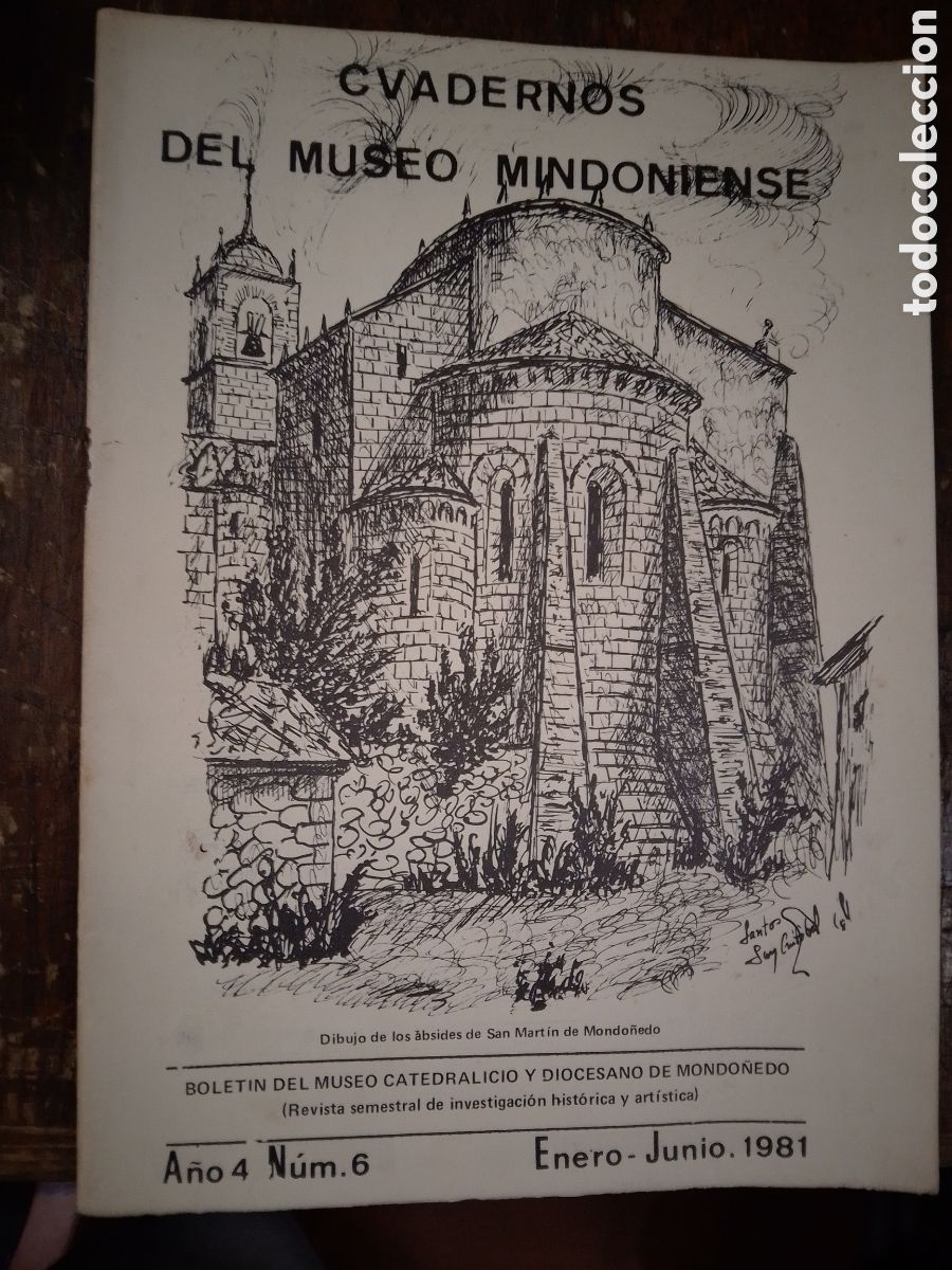 Libros de segunda mano: CUADERNOS DEL MUSEO MINDONIENSE. BOLETIN MUSEO CATEDRALICIO. MONDO&Ntilde;EDO. LUGO. 1981