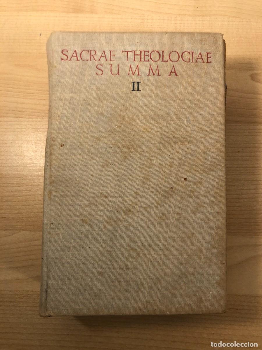 Libros de segunda mano: Sacrae Theologiae Summa II Dalmau Sag&uuml;&eacute;s BAC 1952 ejemplar anotado manuscritos