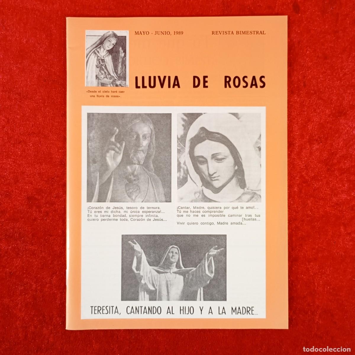 Libros de segunda mano: LLUVIA DE ROSAS - REVISTA BIMESTRAL - TERESITA - MAYO-JUNIO 1989 - SANTA TERESITA / 395