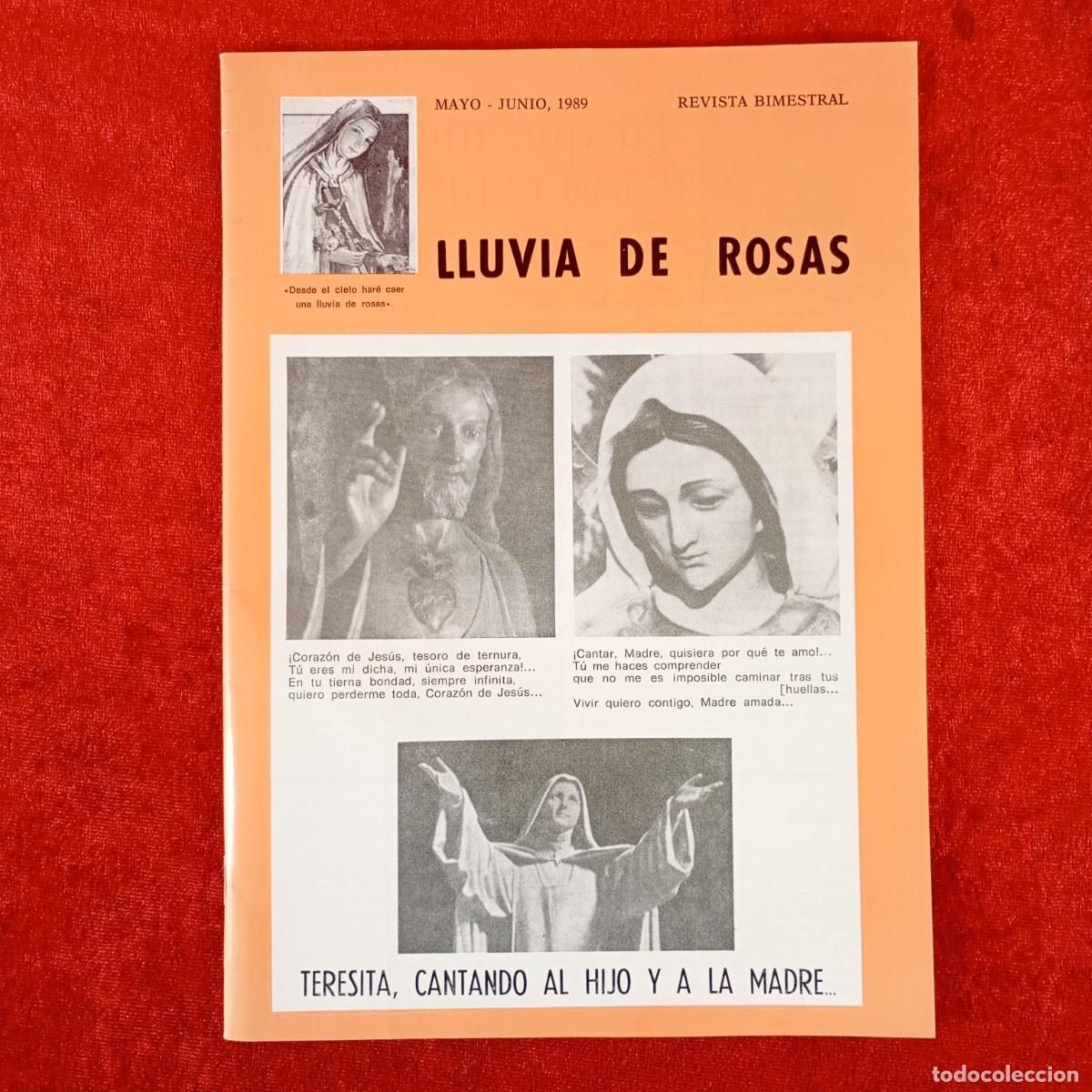 Libros de segunda mano: LLUVIA DE ROSAS - REVISTA BIMESTRAL - TERESITA - MAYO-JUNIO 1989 - SANTA TERESITA / 396