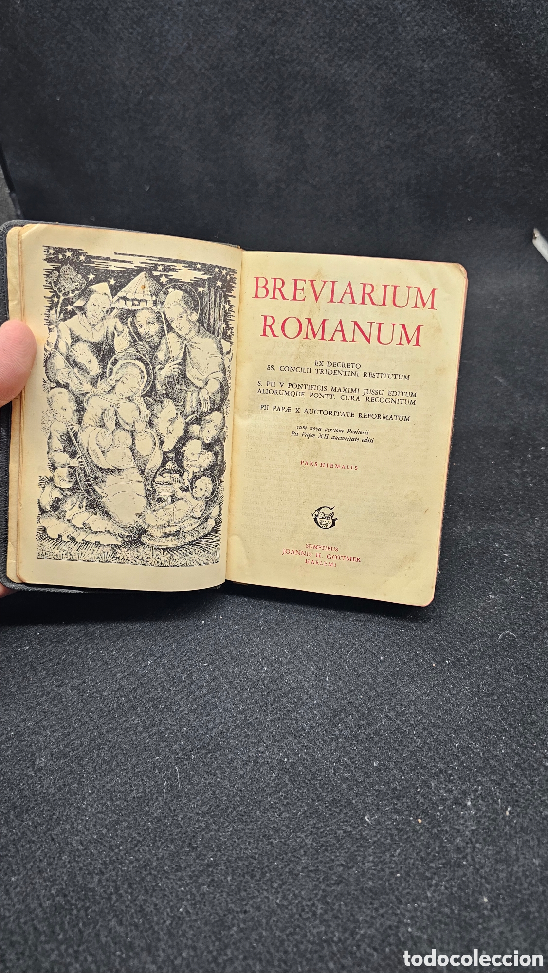 Libros de segunda mano: Brebario romano escrito en latin 1948