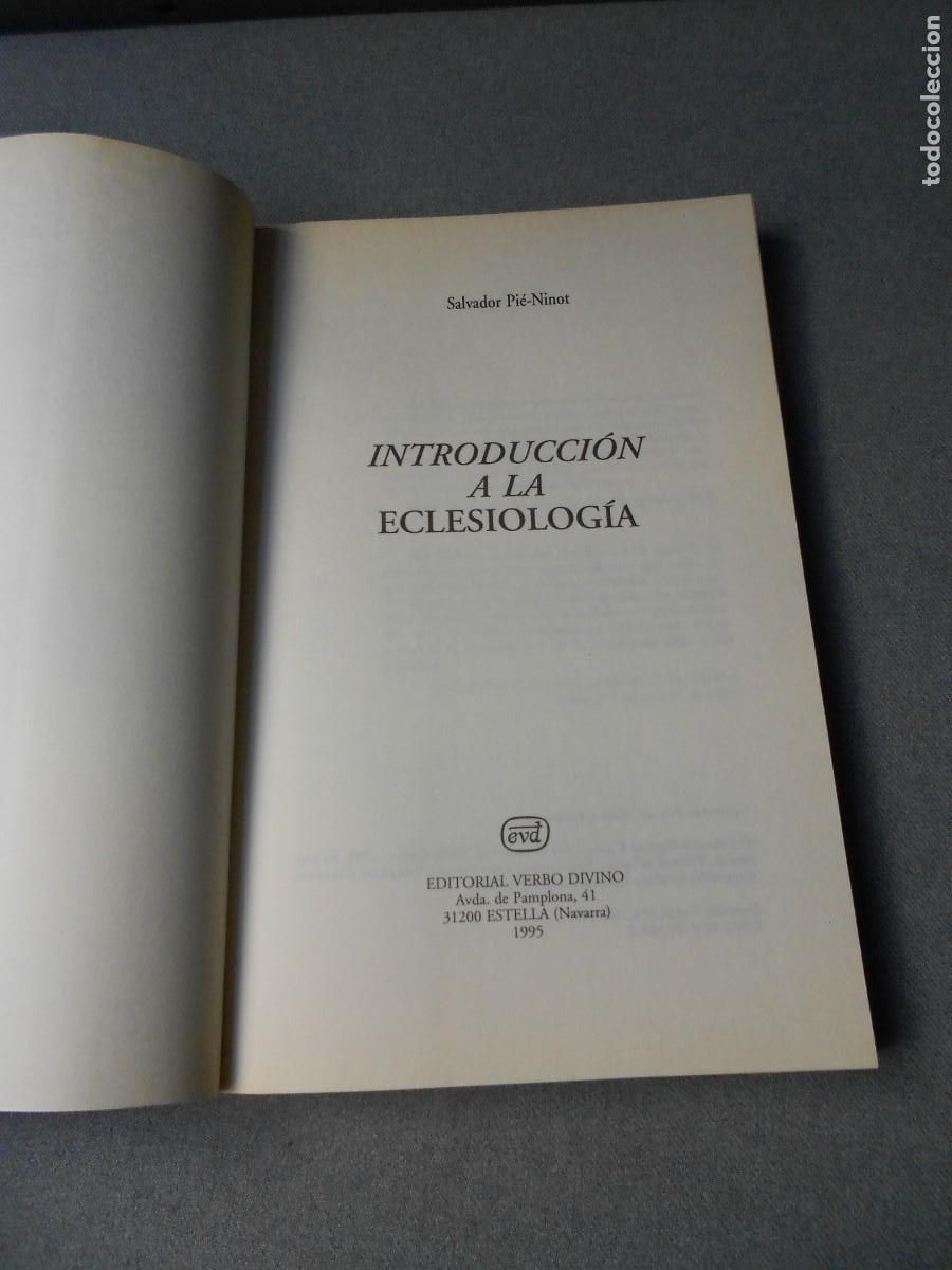 Libros de segunda mano: ECLESIOLOGIA. INTRODUCCION A LA - Foto 3