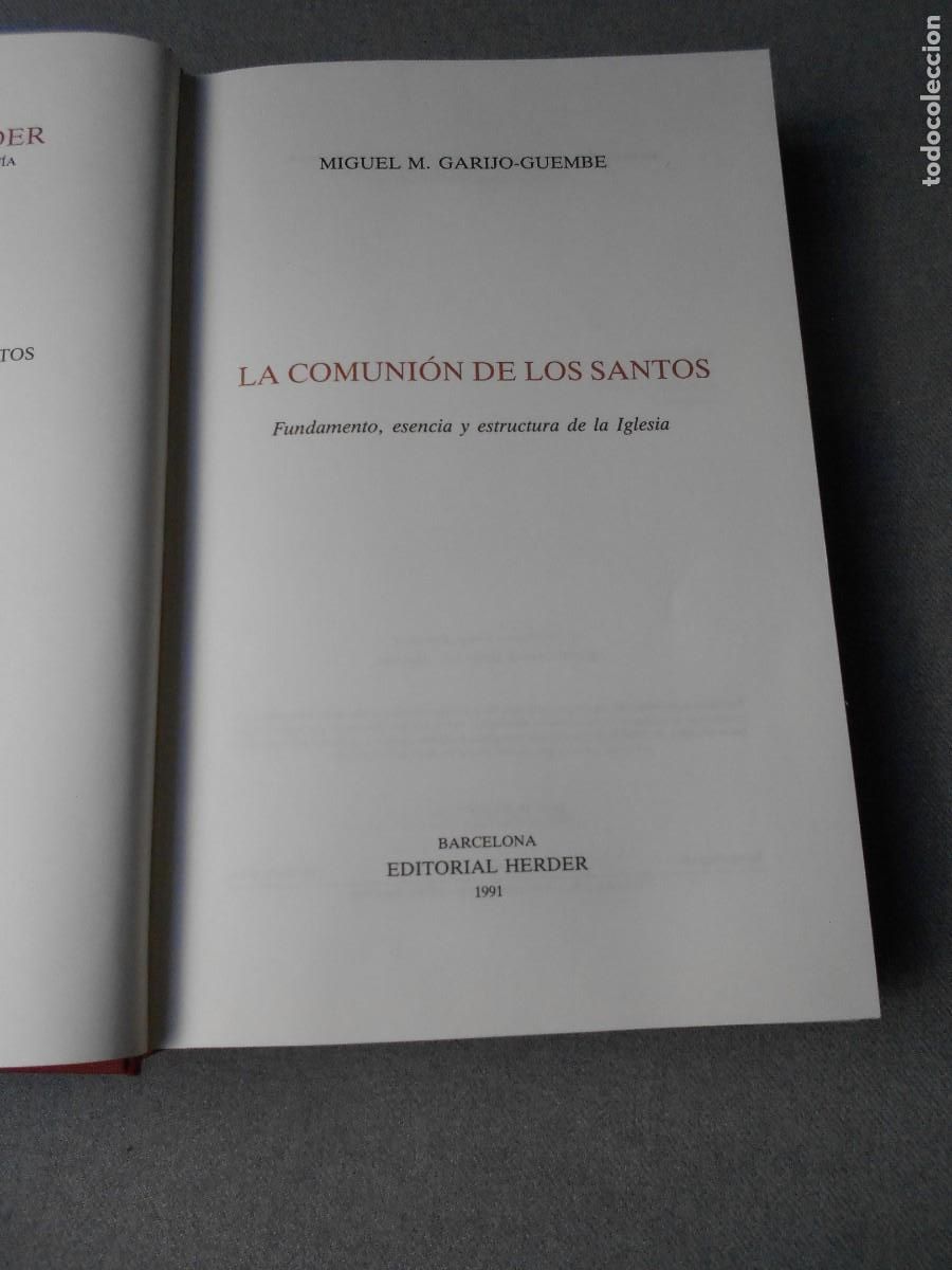 Libros de segunda mano: LA COMUNION DE LOS SANTOS - Foto 4