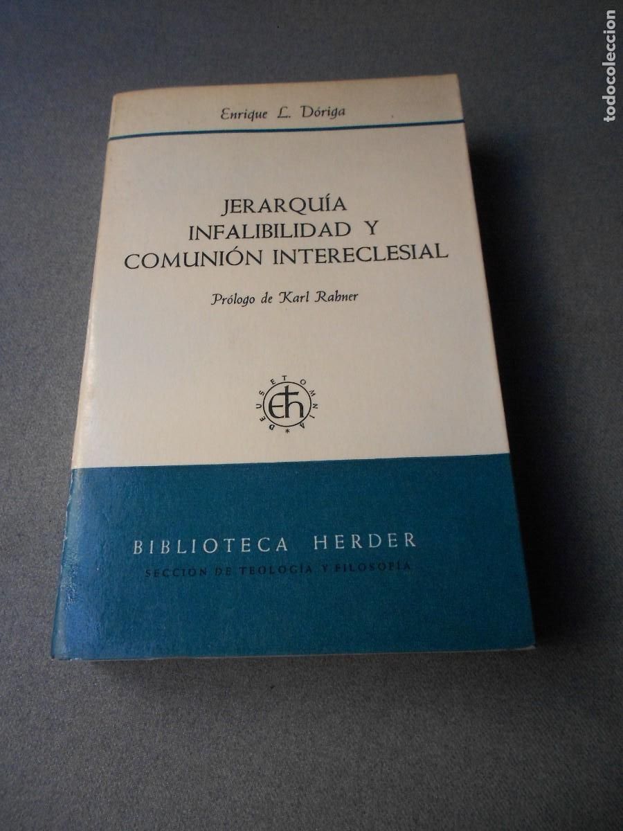 Libros de segunda mano: JERARQUIA INFALIBILIDAD Y COMUNION INTERECLESIAL
