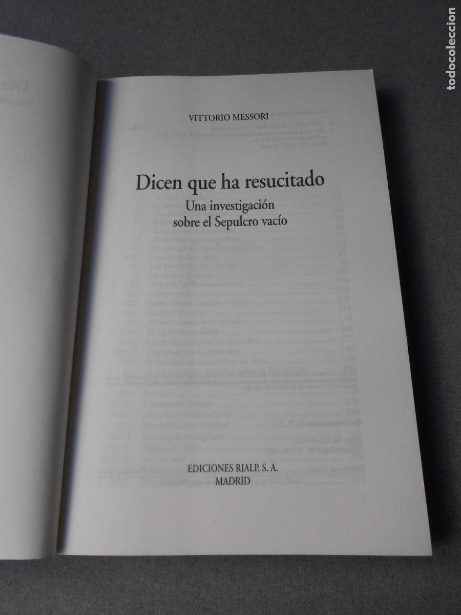 Libros de segunda mano: DICEN QUE HA RESUCITADO - Foto 4