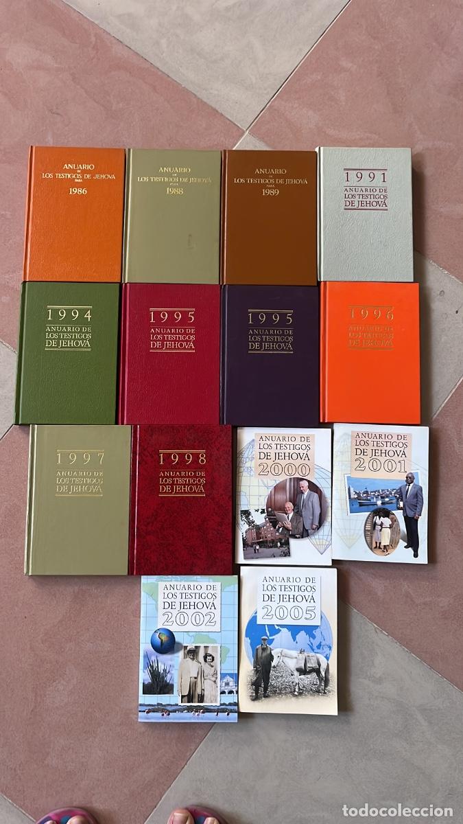 Libros de segunda mano: Anuarios de testigos de Jehov&aacute;