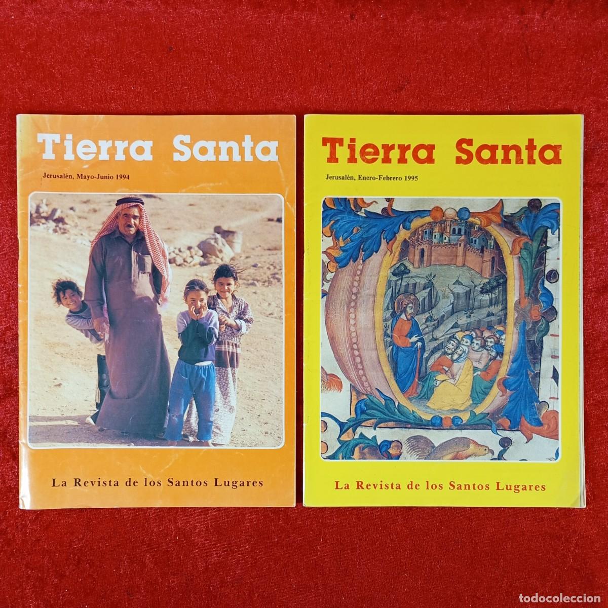 Livros em segunda m&atilde;o: TIERRA SANTA - LA REVISTA DE LOS SANTOS LUGARES - JERUSAL&Eacute;N - 1994 Y 1995 / 1148