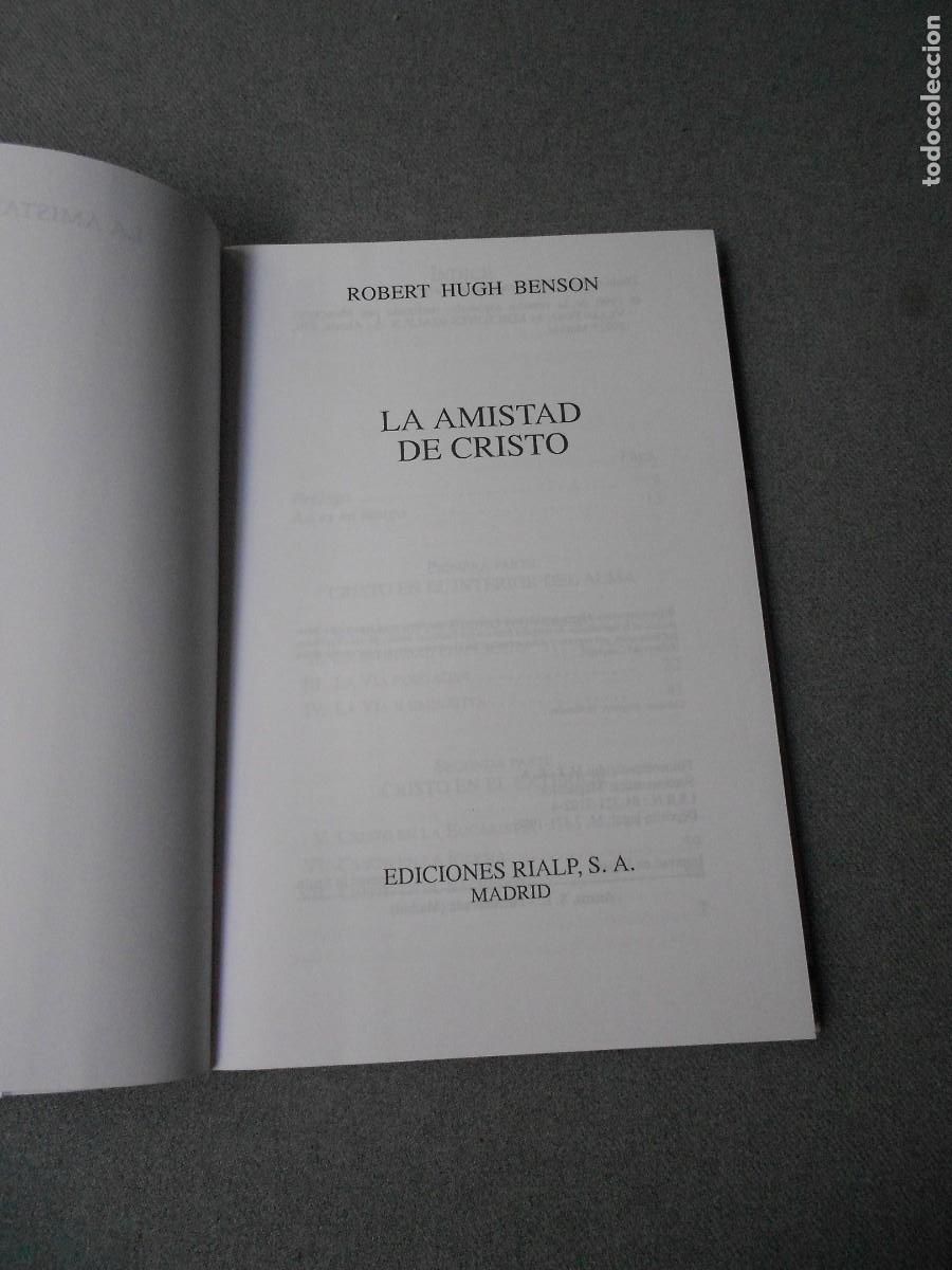 Libros de segunda mano: LA AMISTAD DE CRISTO - Foto 3