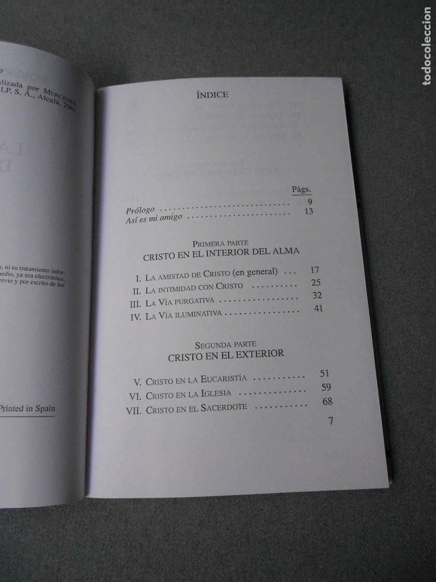 Libros de segunda mano: LA AMISTAD DE CRISTO - Foto 4