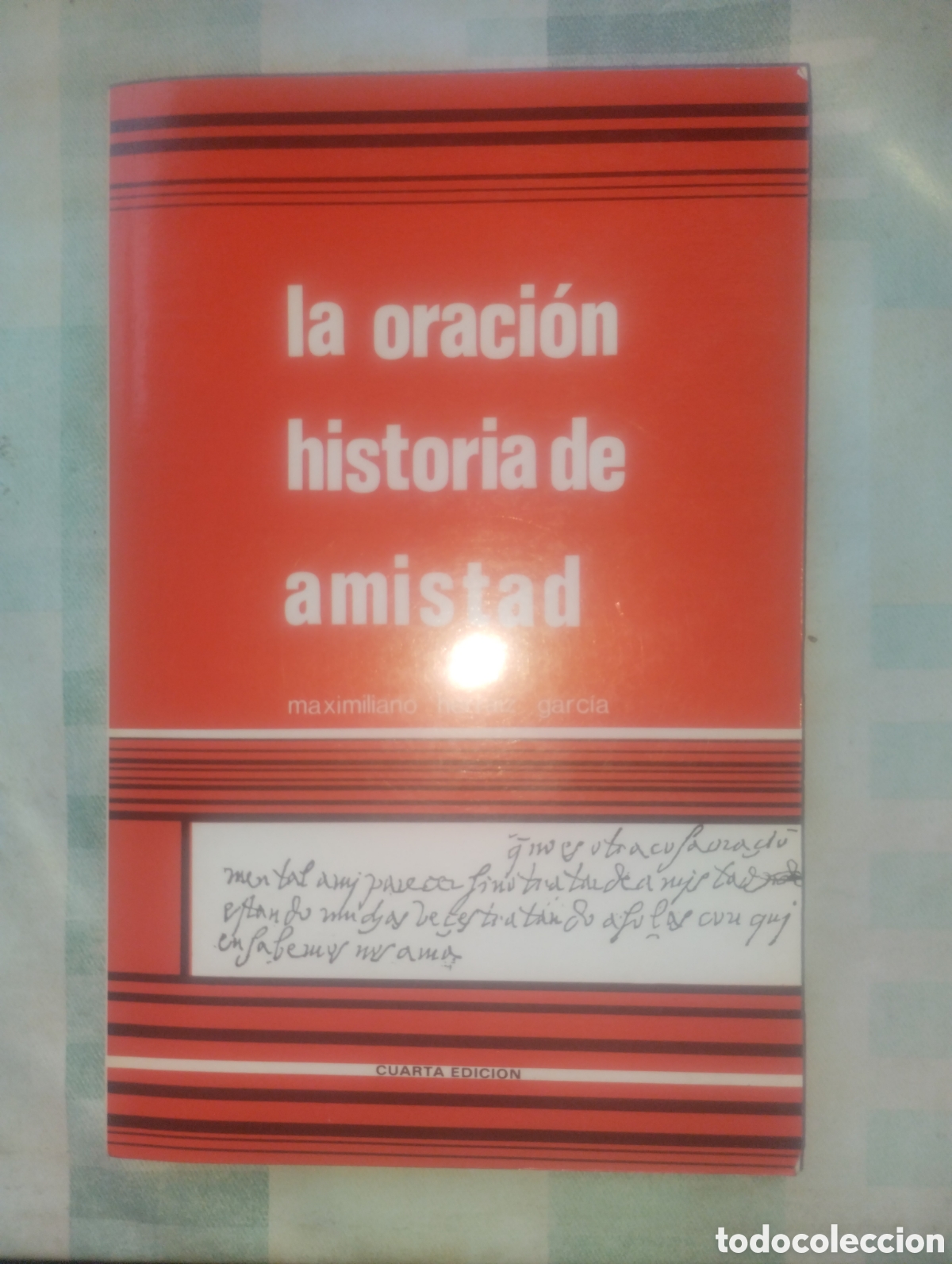 Libros de segunda mano: LA ORACI&Oacute;N HISTORIA DE LA AMISTAD, MAXIMILIANO HERRAIZ GARC&Iacute;A