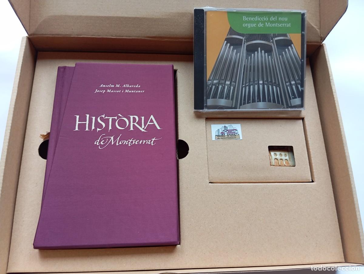 Libri di seconda mano: LOTE OFICIAL ABADIA MONTSERRAT - Libro Hist&ograve;ria + Cer&aacute;mica Sant Benet + DVD Orgue Precintado