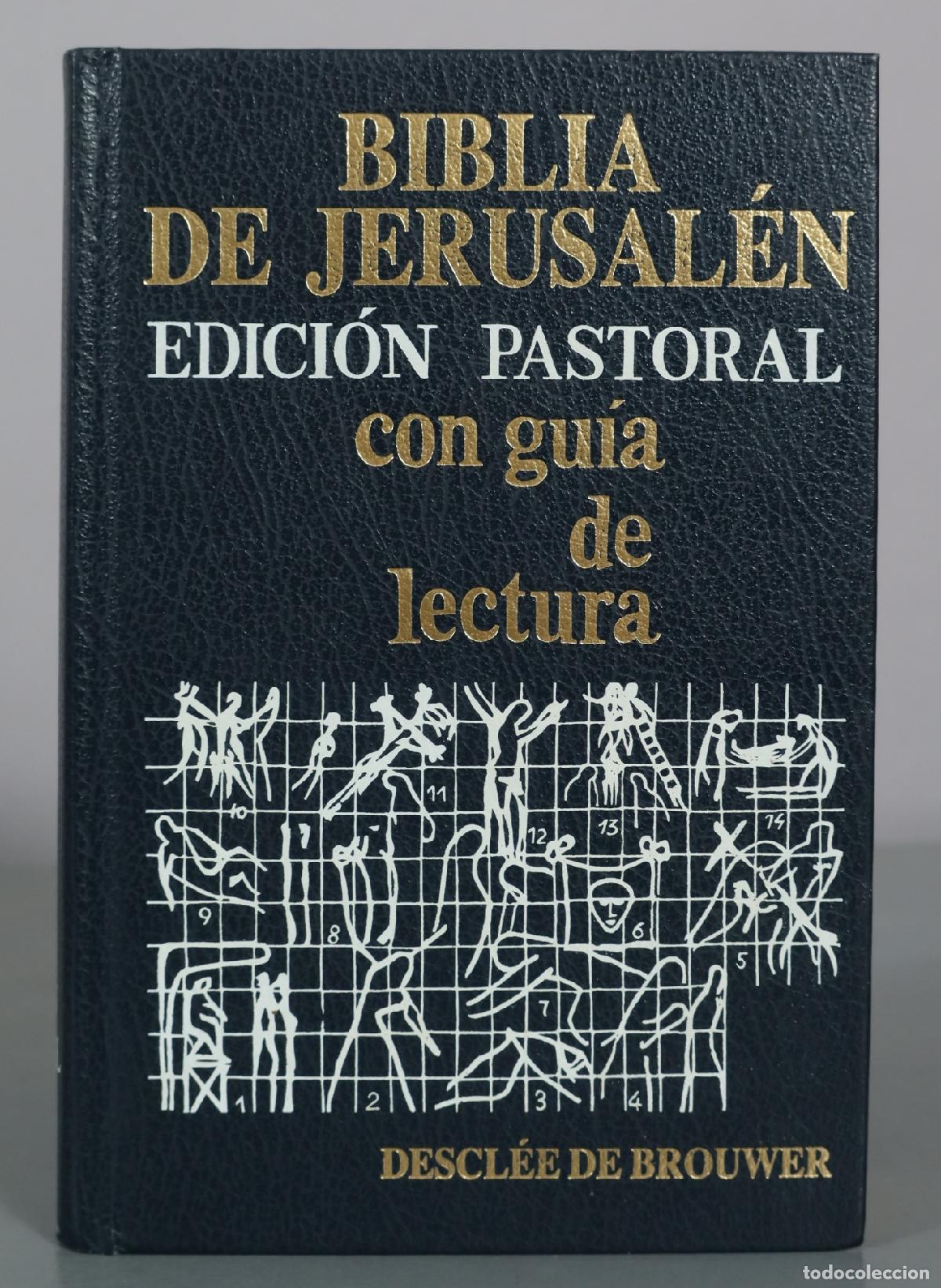 Libros de segunda mano: Biblia de Jerusal&eacute;n - Edici&oacute;n pastoral con gu&iacute;a de lectura - Descl&eacute;e de Brouwer