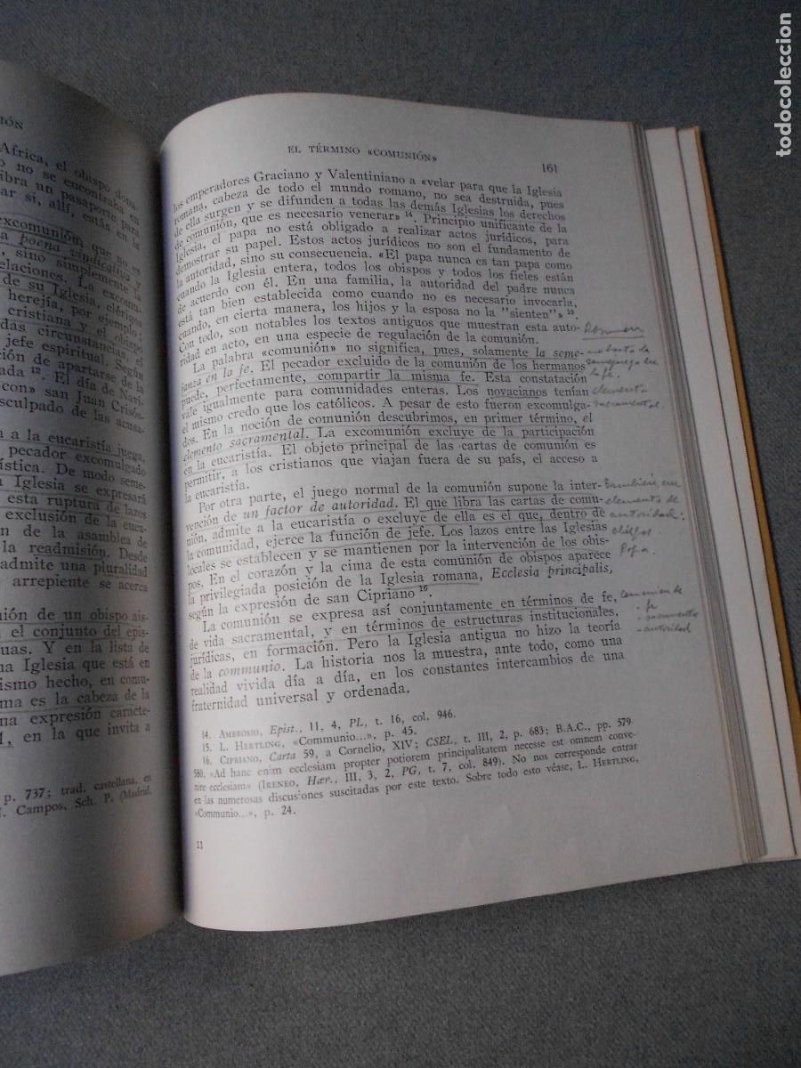 Libros de segunda mano: LA IGLESIA ES UNA COMUNION - Foto 4