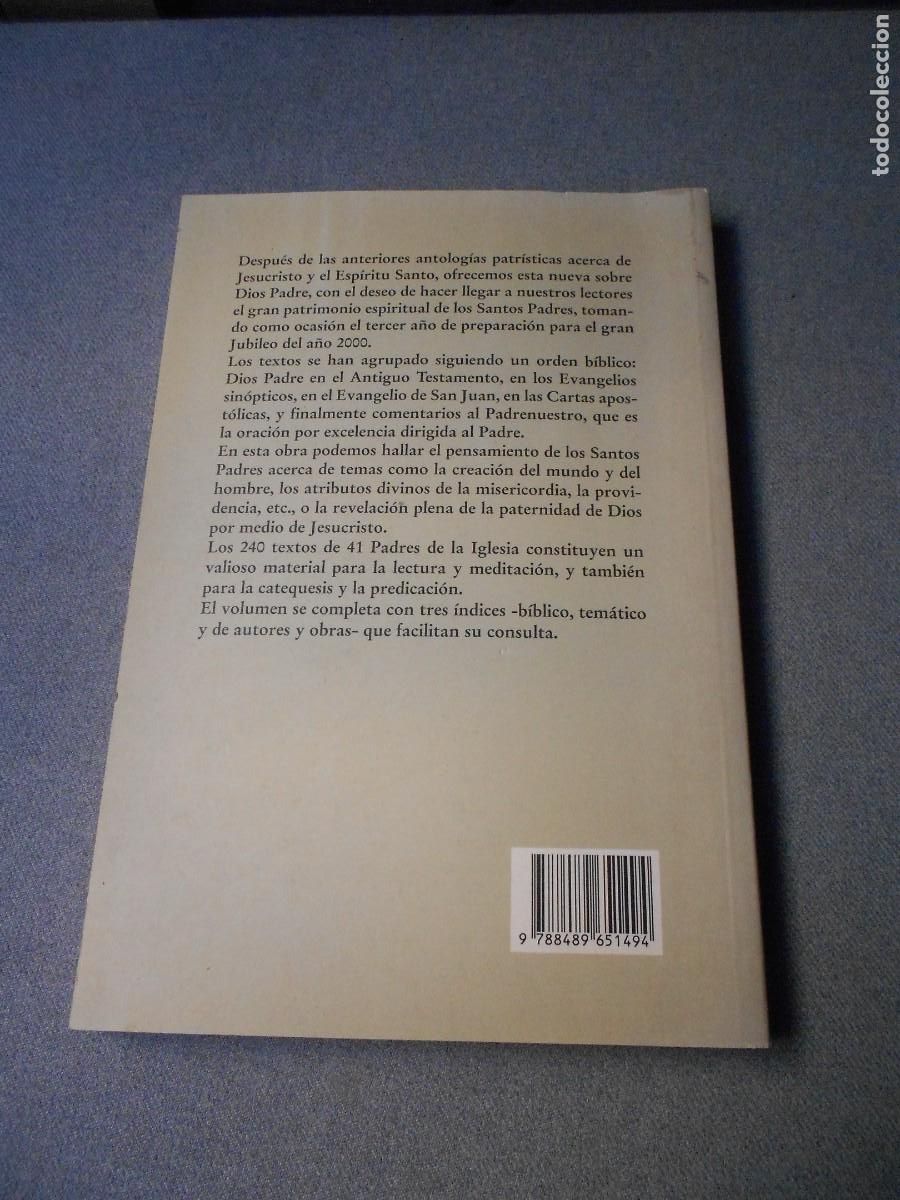 Libros de segunda mano: DIOS PADRE. EN LOS ESCRITOS PATRISTICOS. - Foto 4