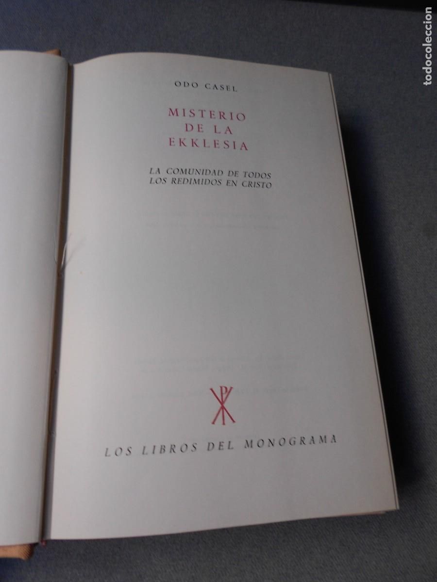 Libros de segunda mano: MISTERIO DE LA EKKLESIA - Foto 4