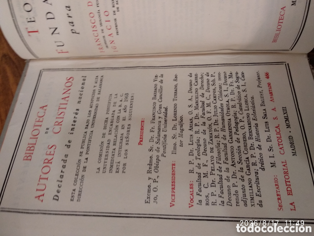 Libros de segunda mano: Teolog&iacute;a fundamental para seglares - Foto 2