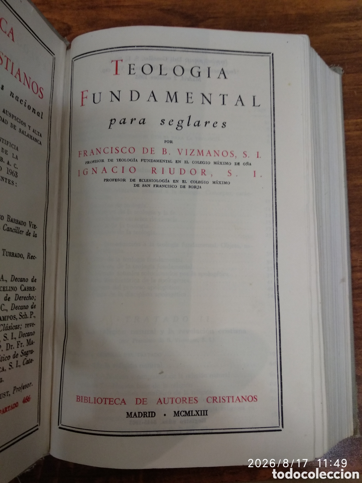 Libros de segunda mano: Teolog&iacute;a fundamental para seglares