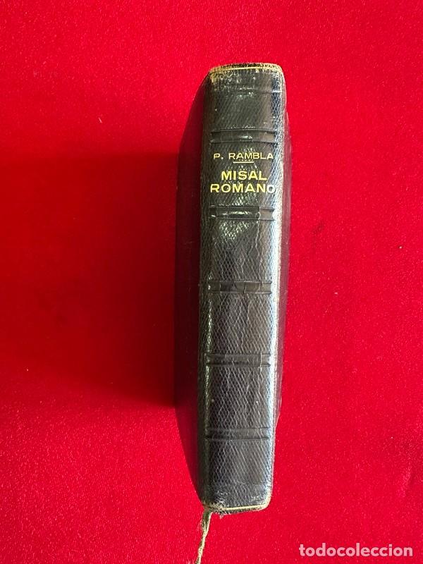 Libros de segunda mano: MISAL ROMANO - EDICION COMPLETA Y MANUEL PARA LOS FIELES - P. RAMBLA, BARCELONA 1943