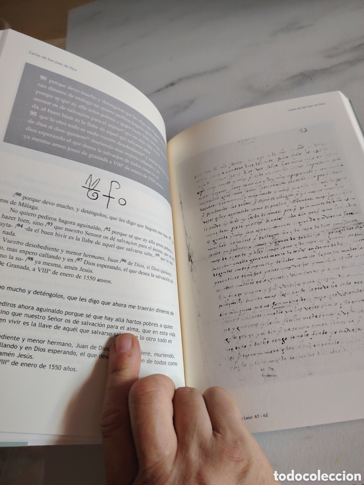 Libros de segunda mano: Cartas De San Juan de Dios - Foto 6